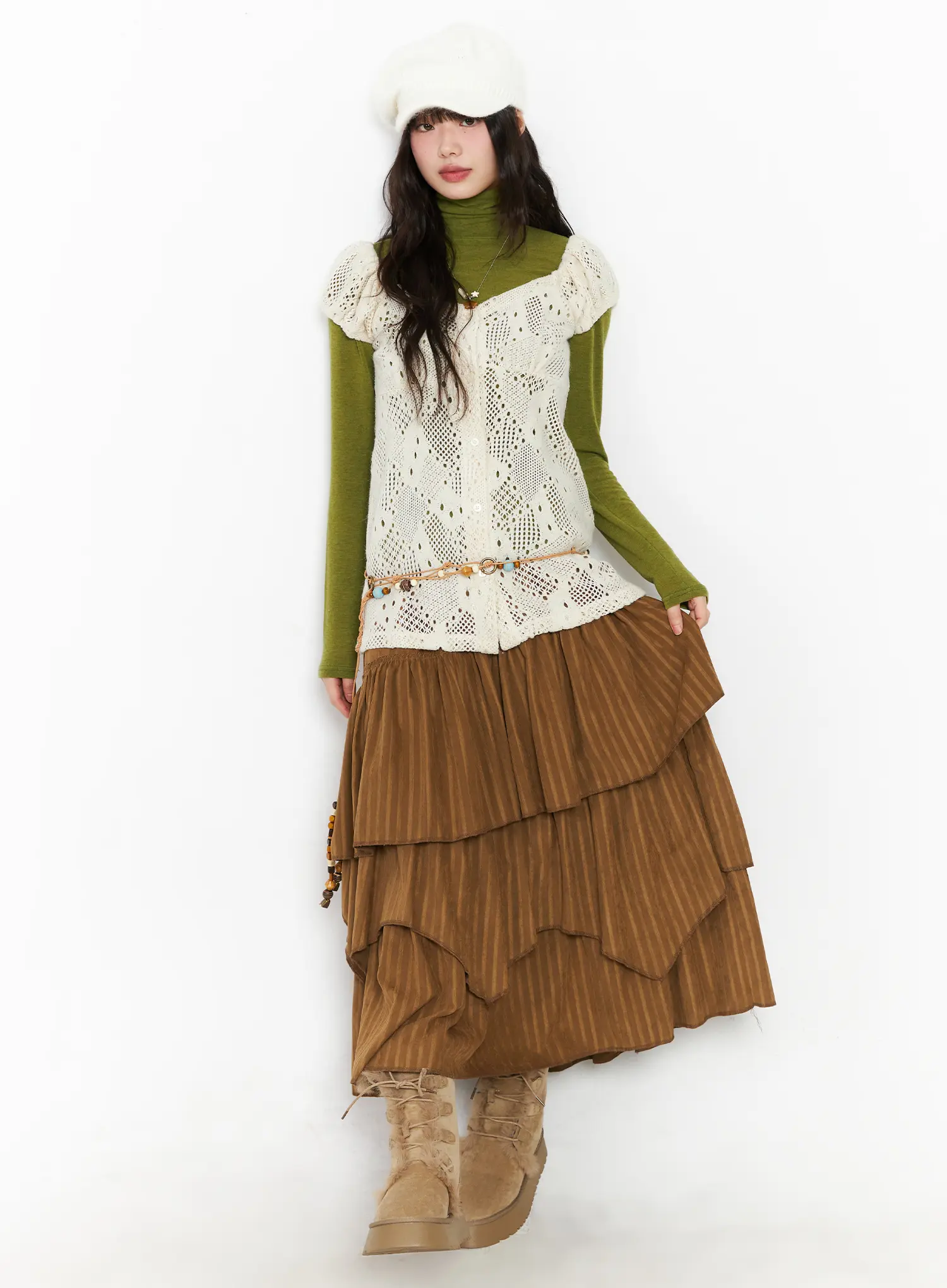 Chic Two-Way Knit Blouse CD531 - Image 3