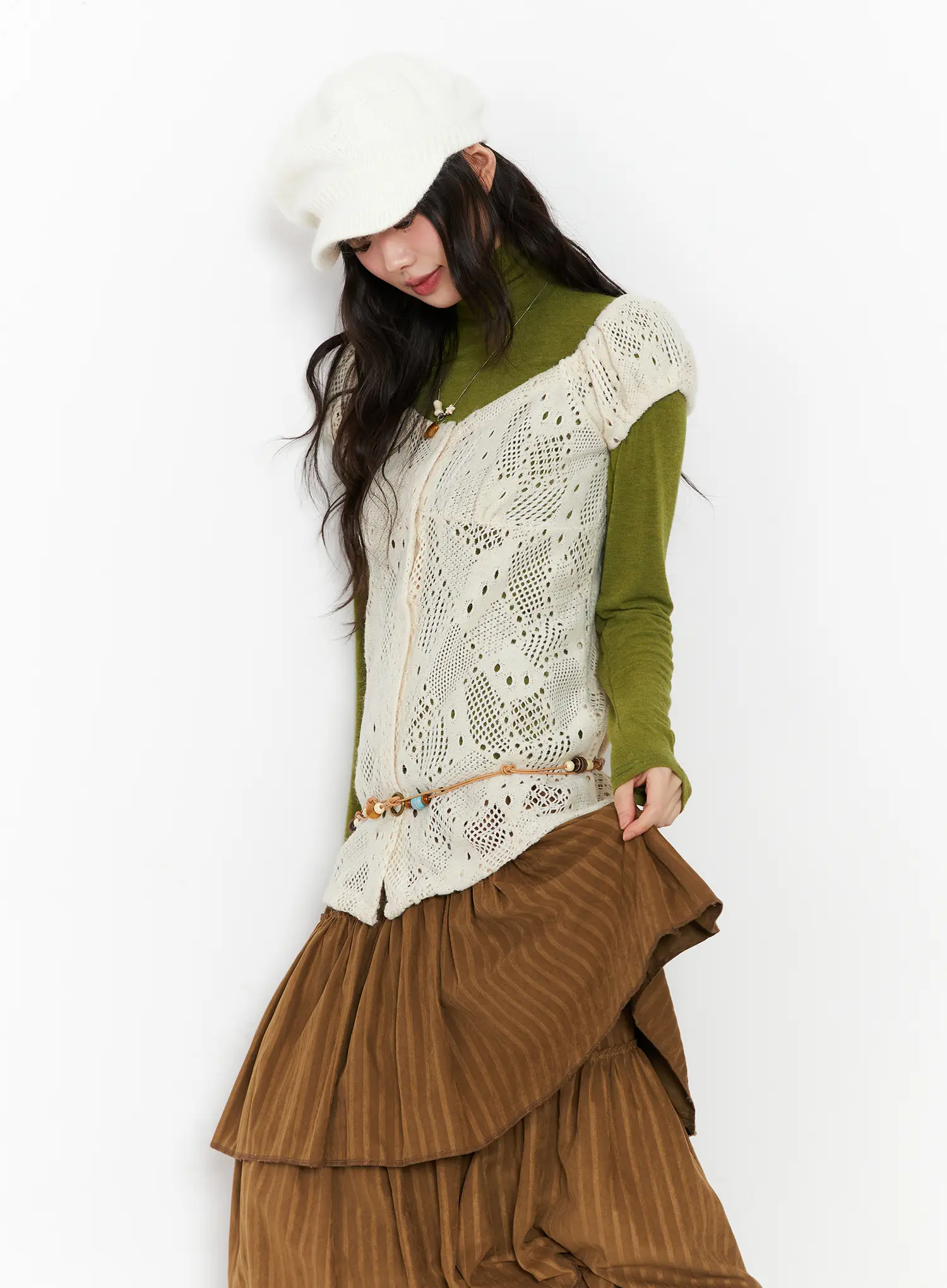 Chic Two-Way Knit Blouse CD531 - Image 4