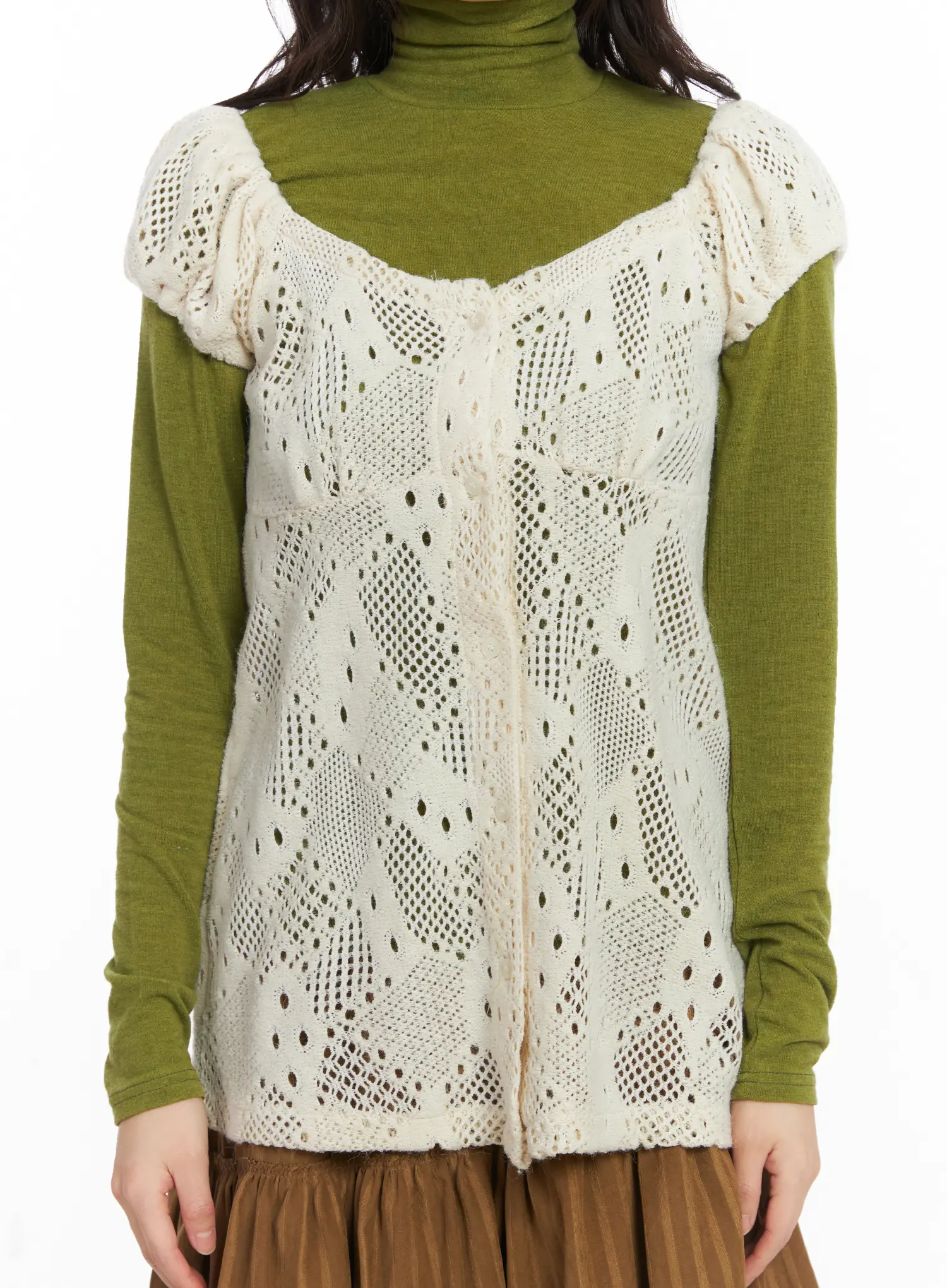 Chic Two-Way Knit Blouse CD531 - Image 5