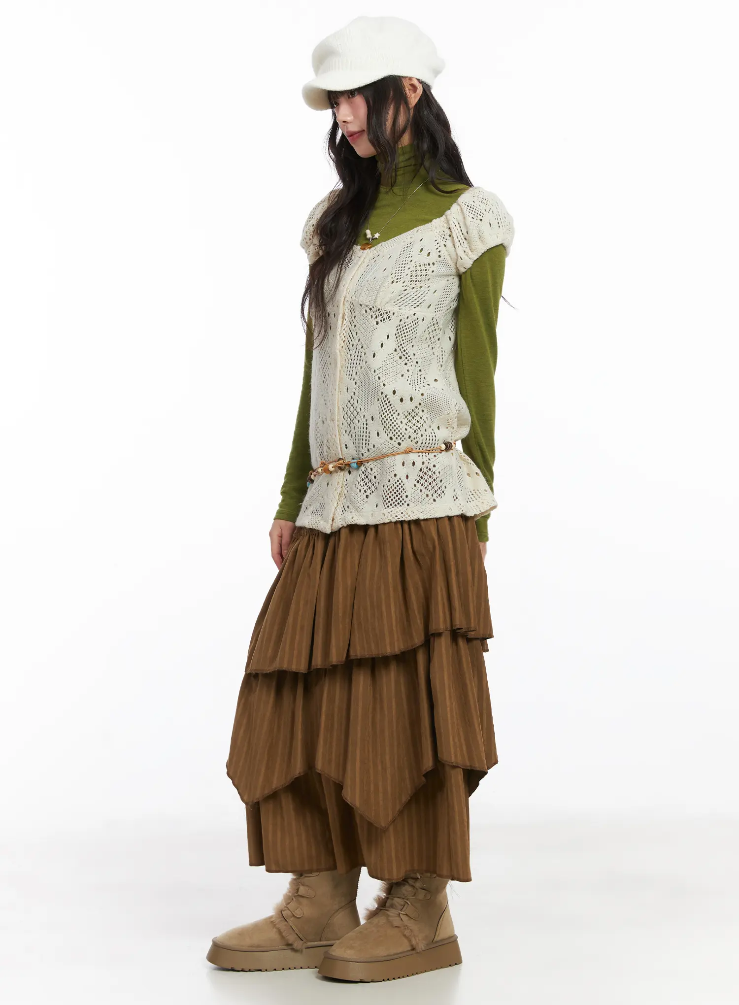 Chic Two-Way Knit Blouse CD531 - Image 8
