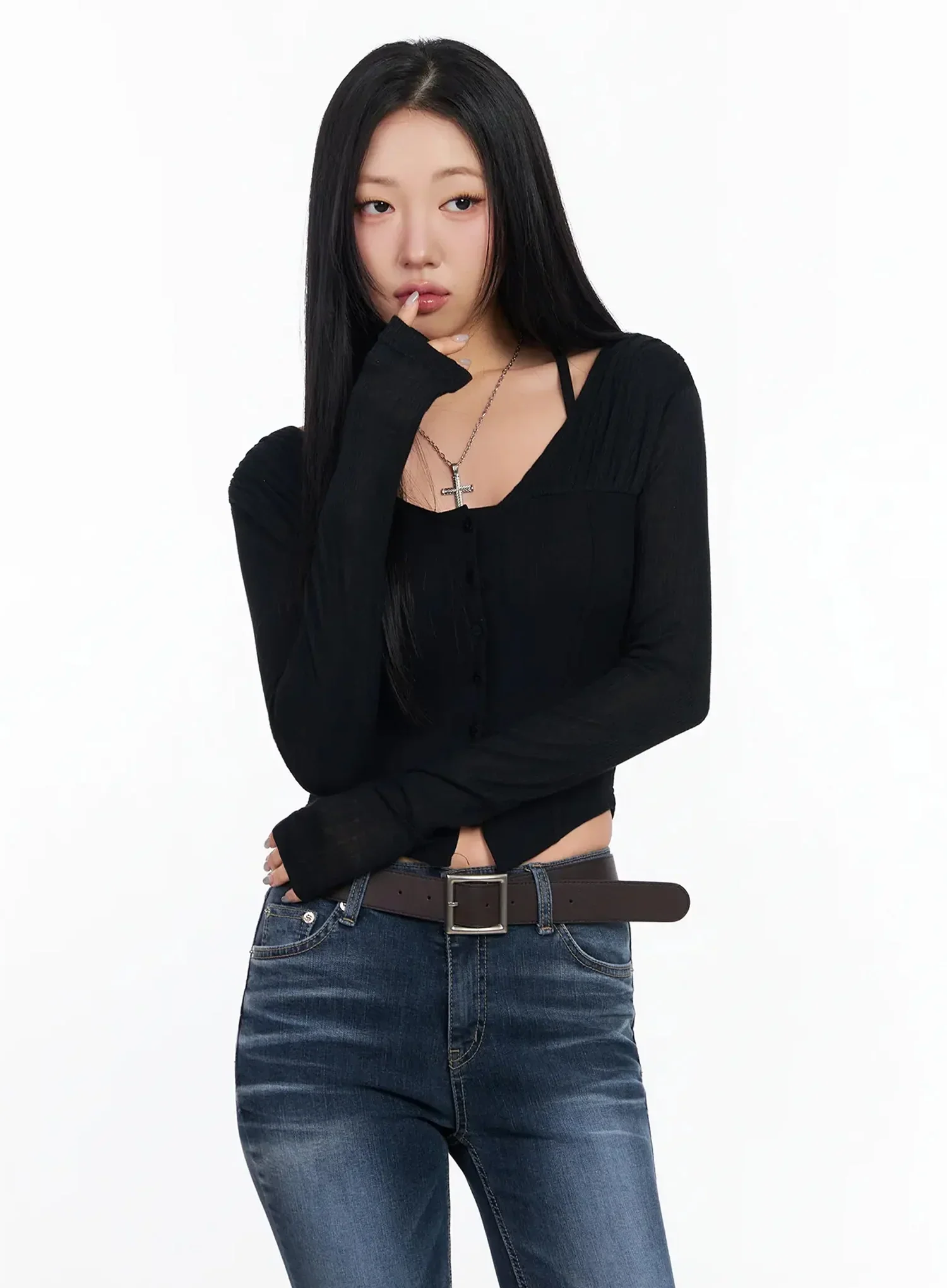 Chic Wavy Ribbed Cardigan CA513 - Image 14