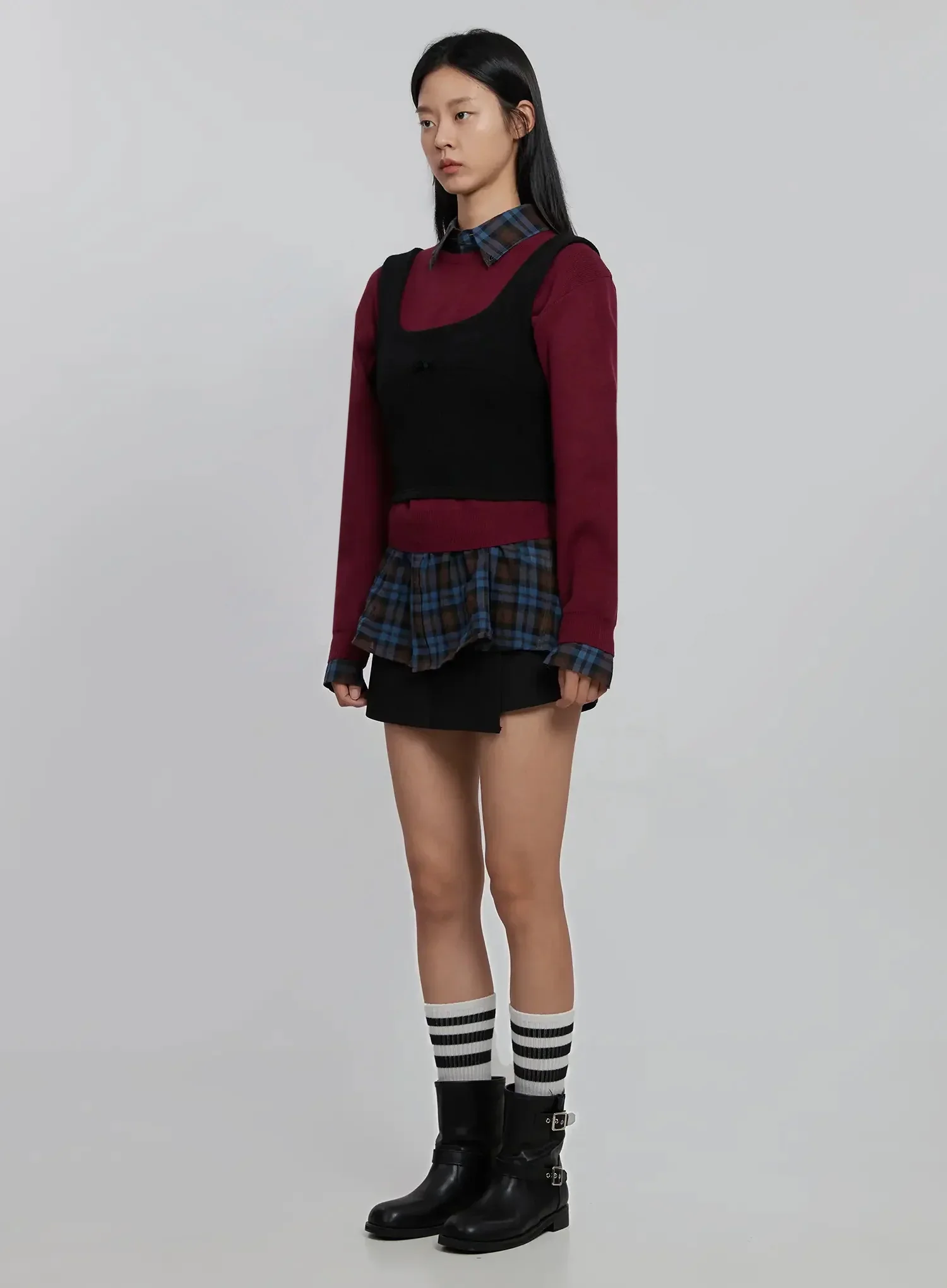 Chic Wrap Mini Skort ID504 - Image 7