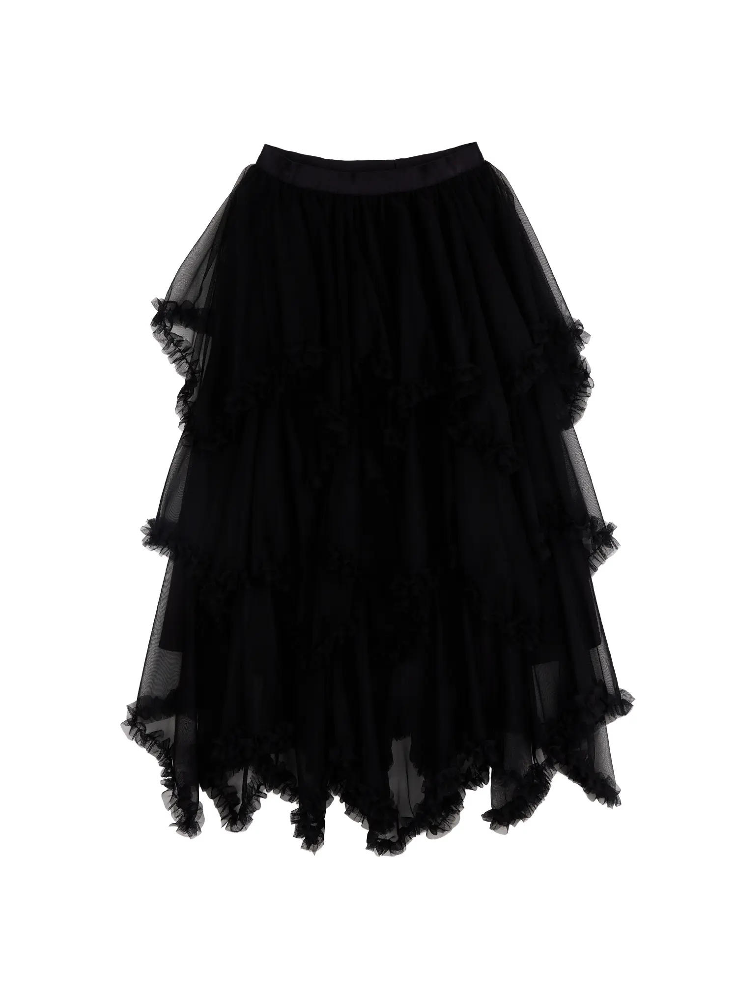 Chiffon Lace Maxi Skirt CF510 - Image 11