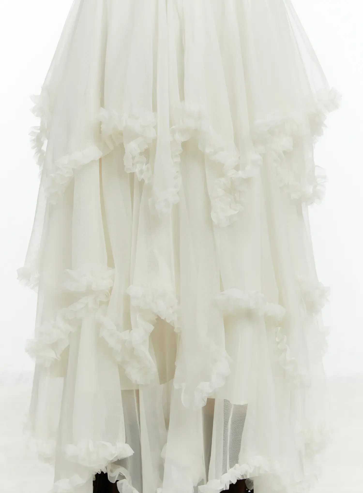 Chiffon Lace Maxi Skirt CF510 - Image 9