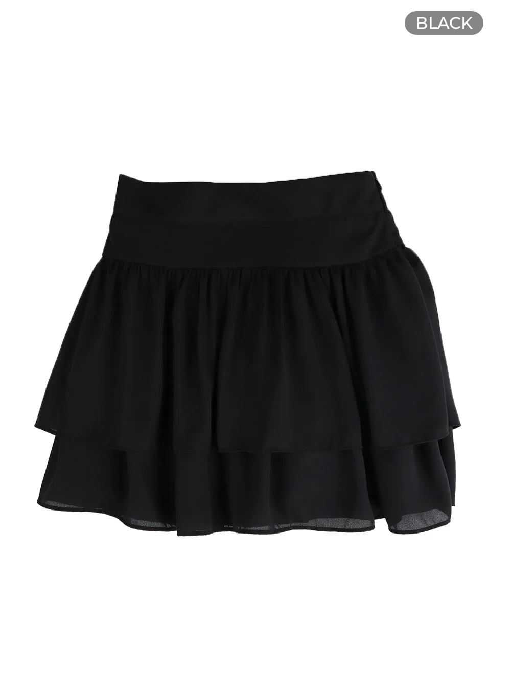 Chiffon Ruffled Mini Skirt IM406 - Image 7