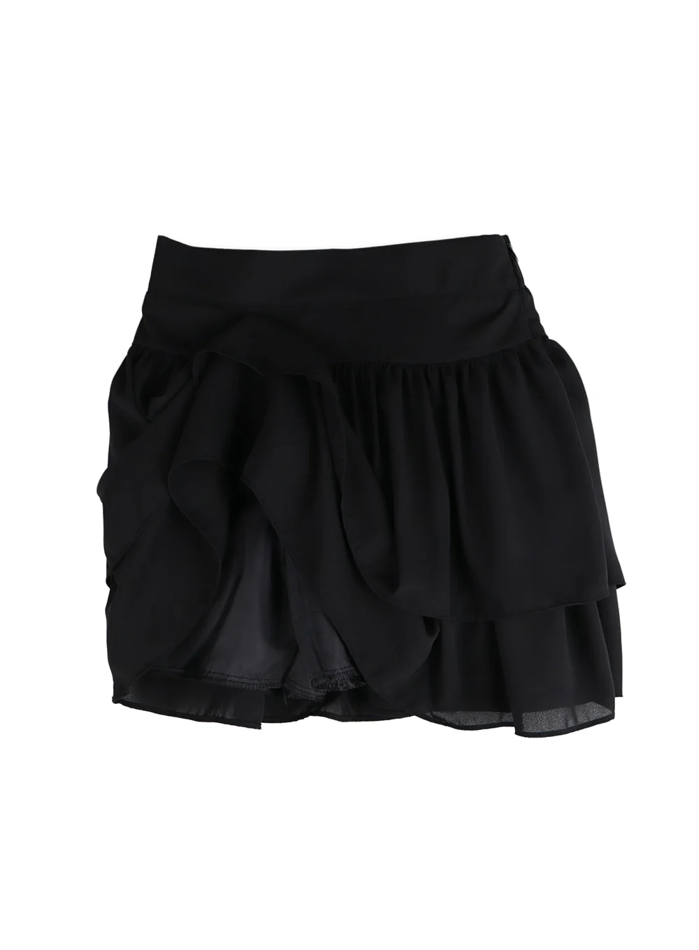 Chiffon Ruffled Mini Skirt IM406 - Image 8