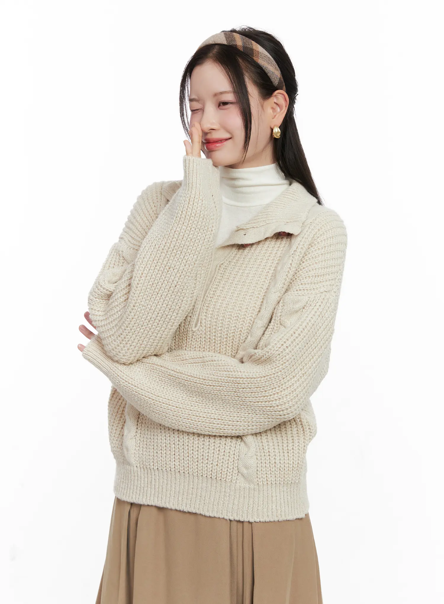 Chunky Knit Pullover CO531 - Image 4