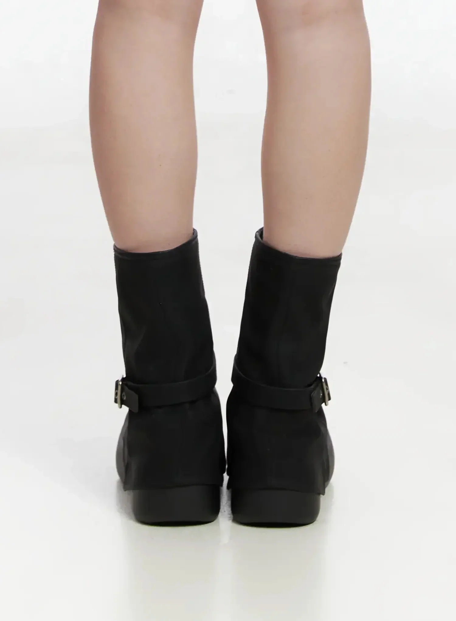 Chunky Platform Mid-Calf Boots IM503 - Image 9