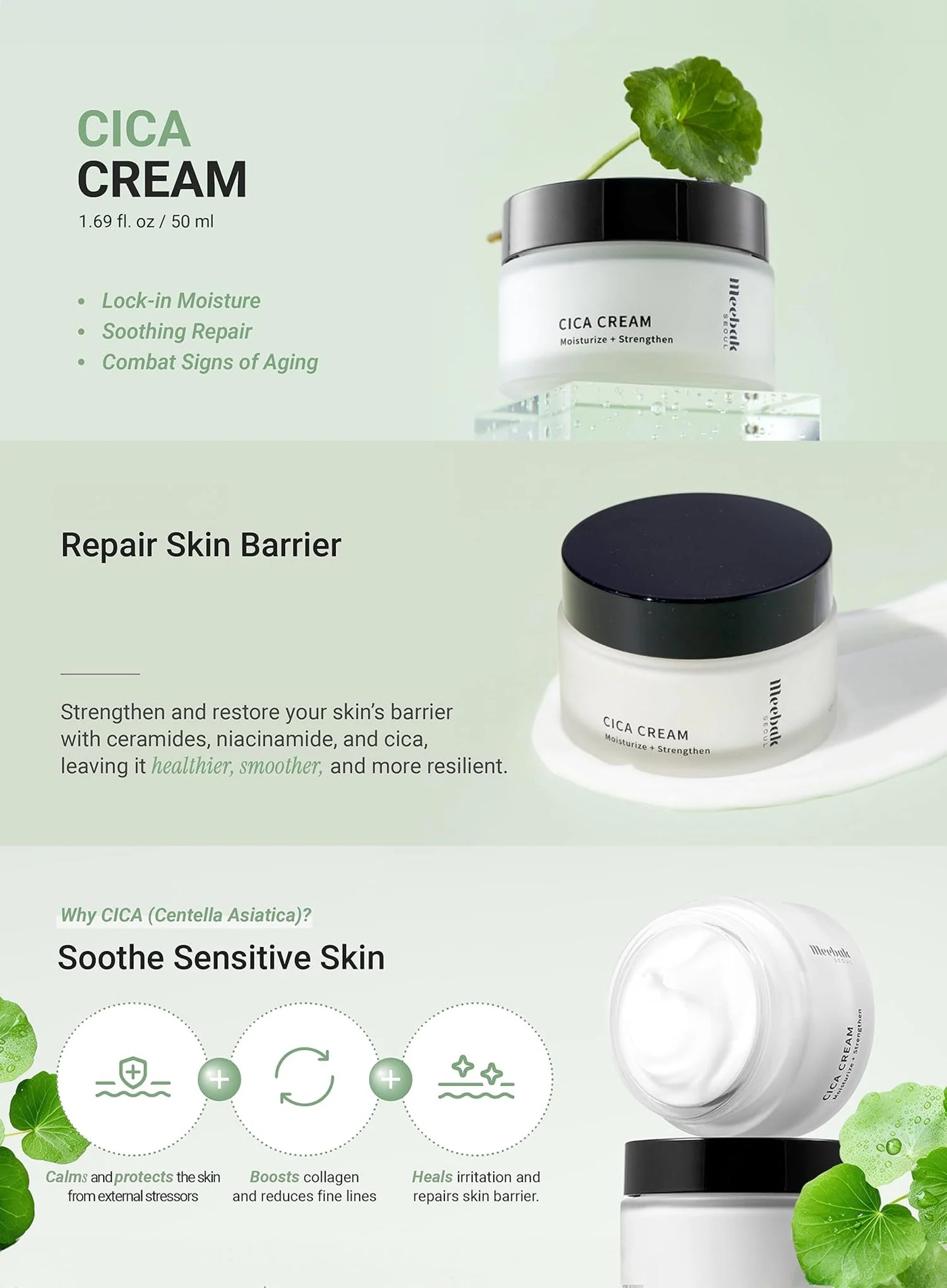 Cica Cream (50ml) - Image 3