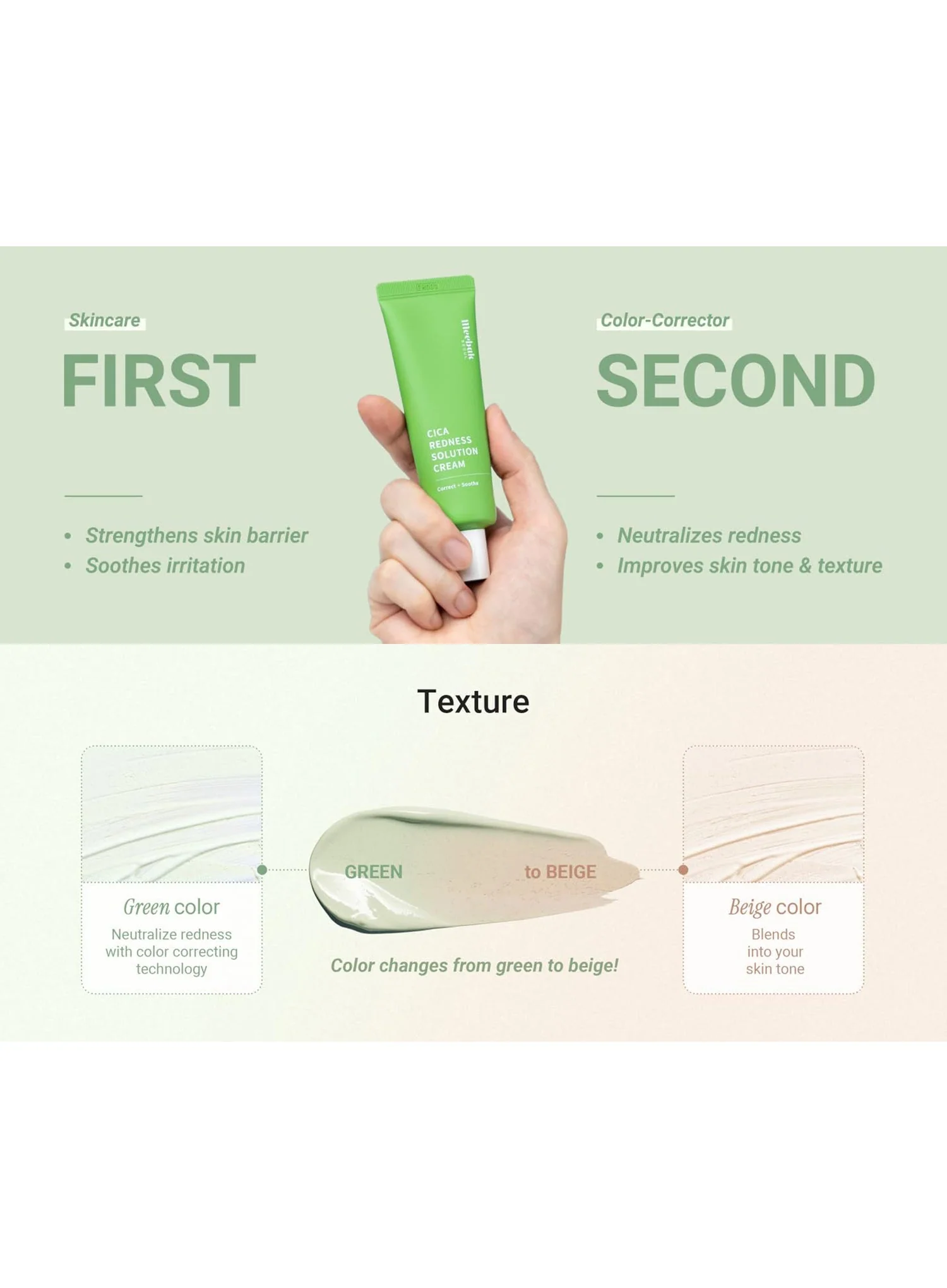 Cica Redness Solution Cream (50ml) - Image 3