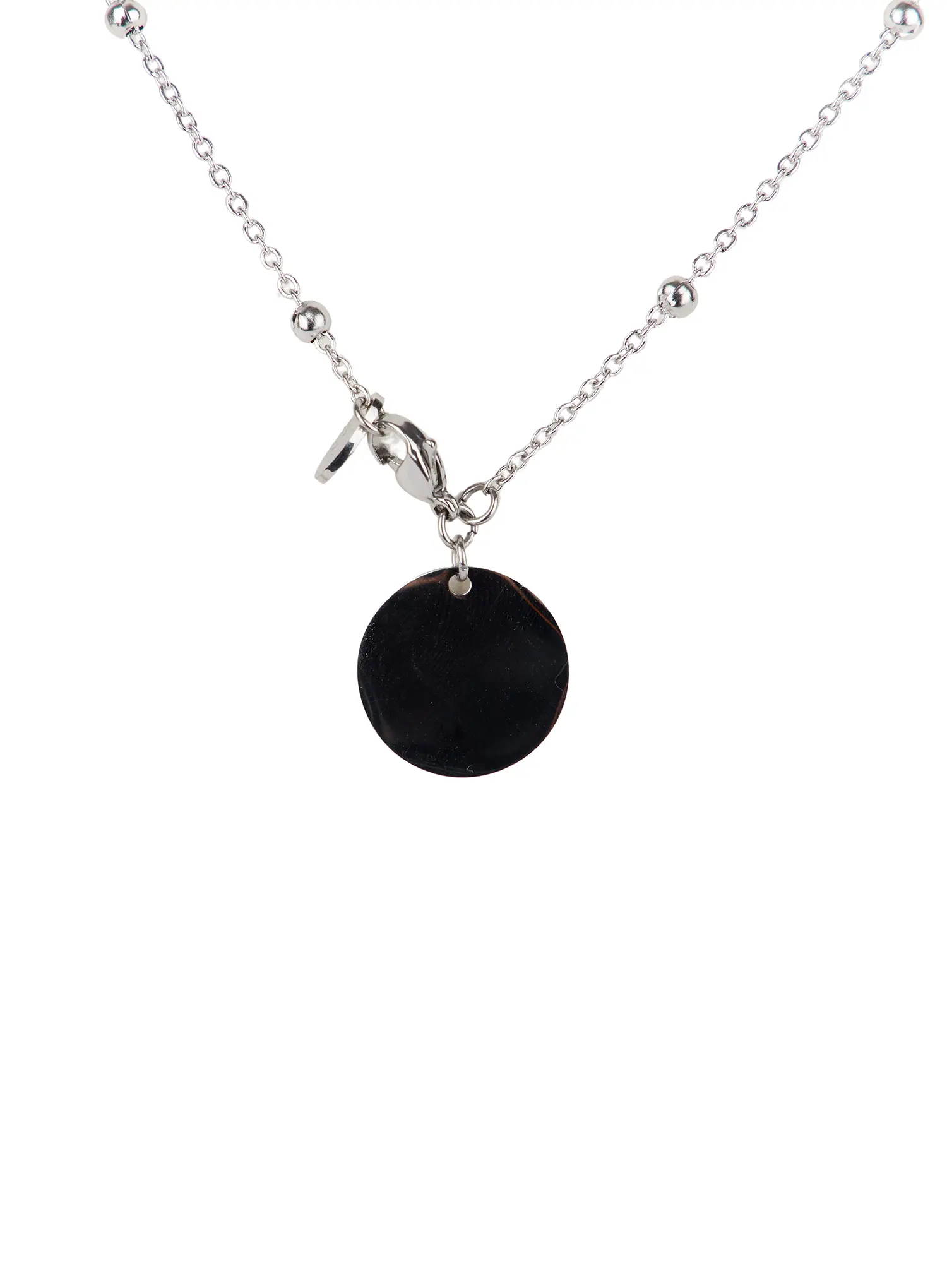Circle Pendant Ball Chain Necklace CJ515 - Image 5