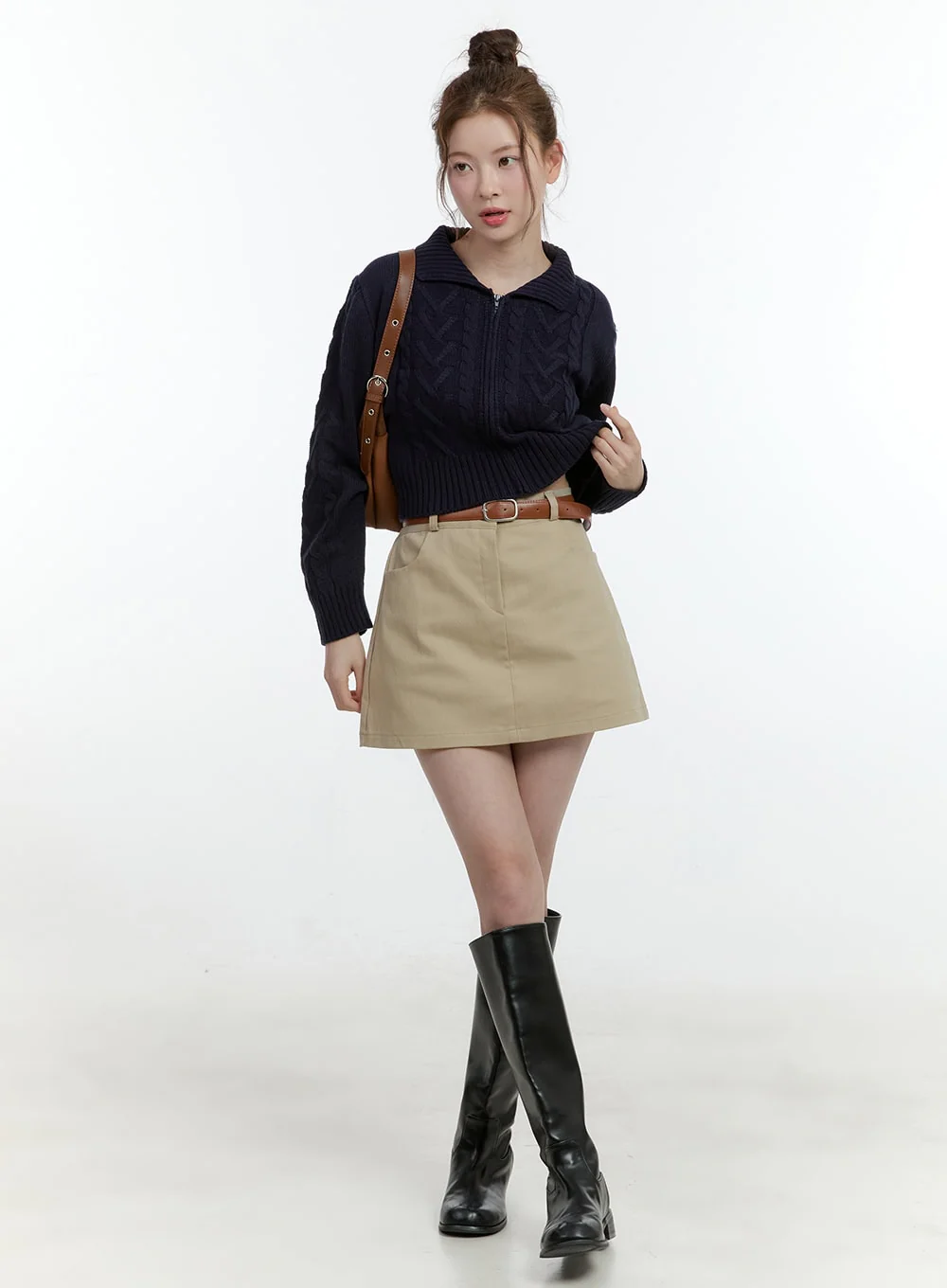 Classic A-Line Mini Skirt CF504 - Image 8