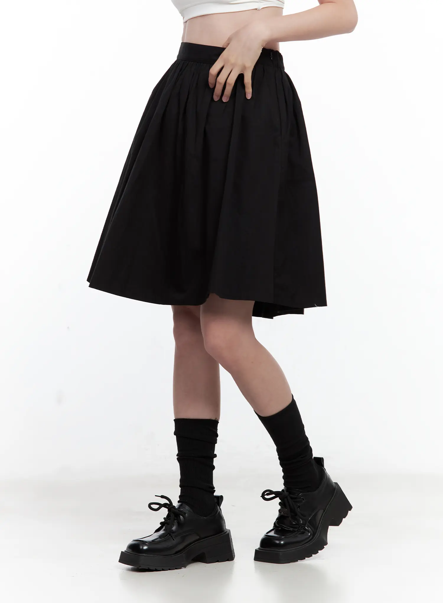 Classic Black Midi Skirt CL502 - Image 5