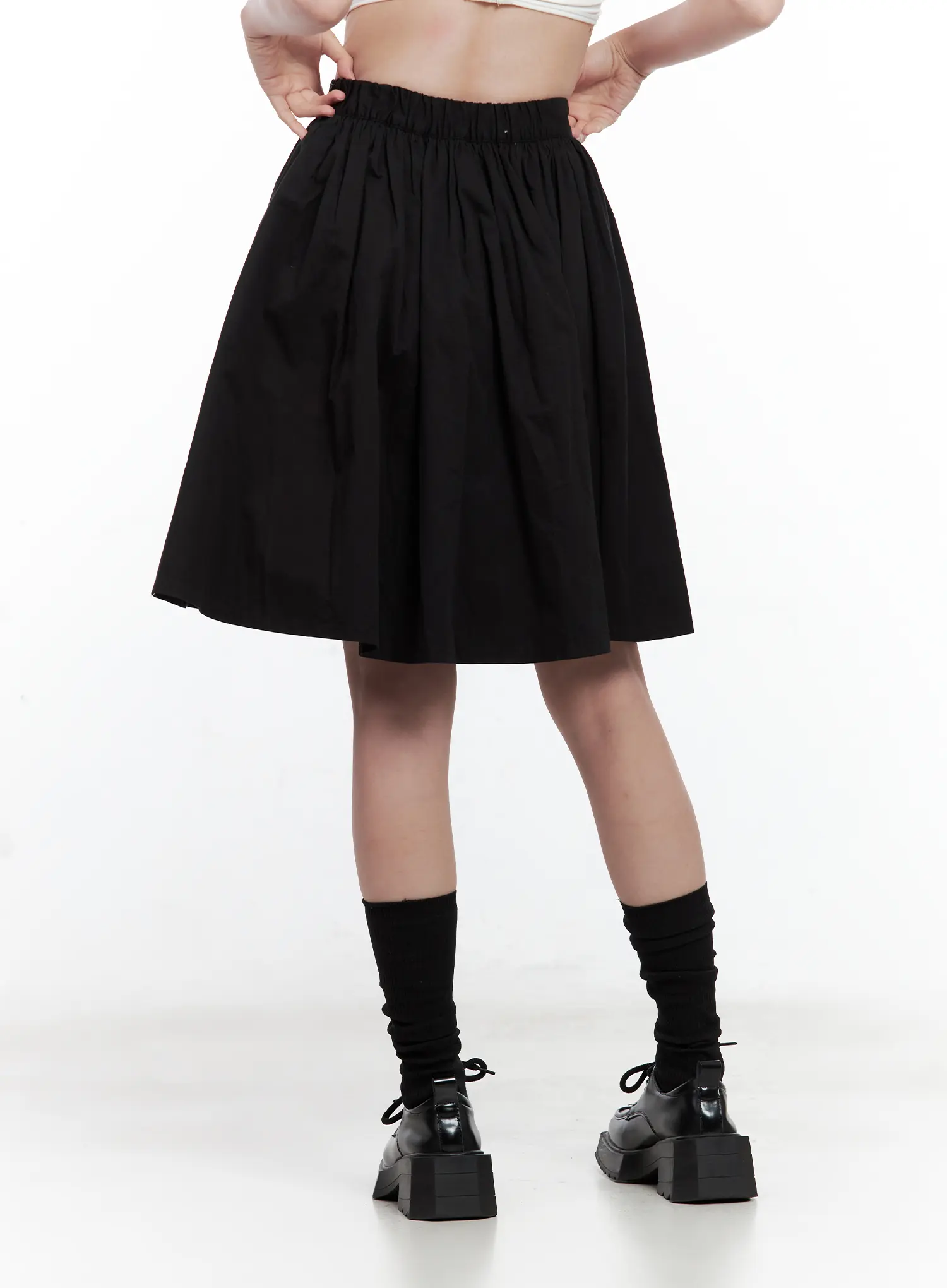 Classic Black Midi Skirt CL502 - Image 7
