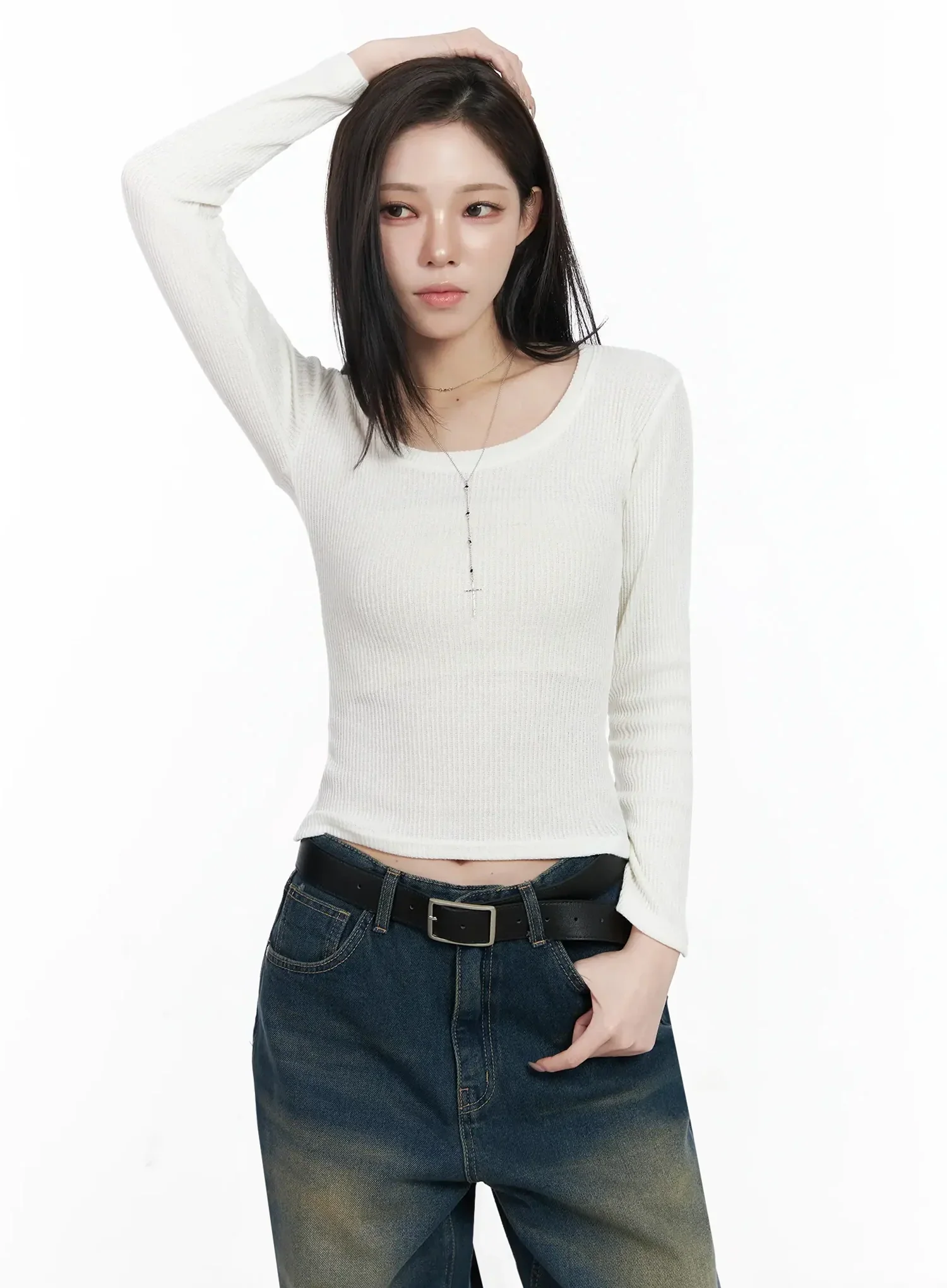 Classic Black Square Belt IF502 - Image 2