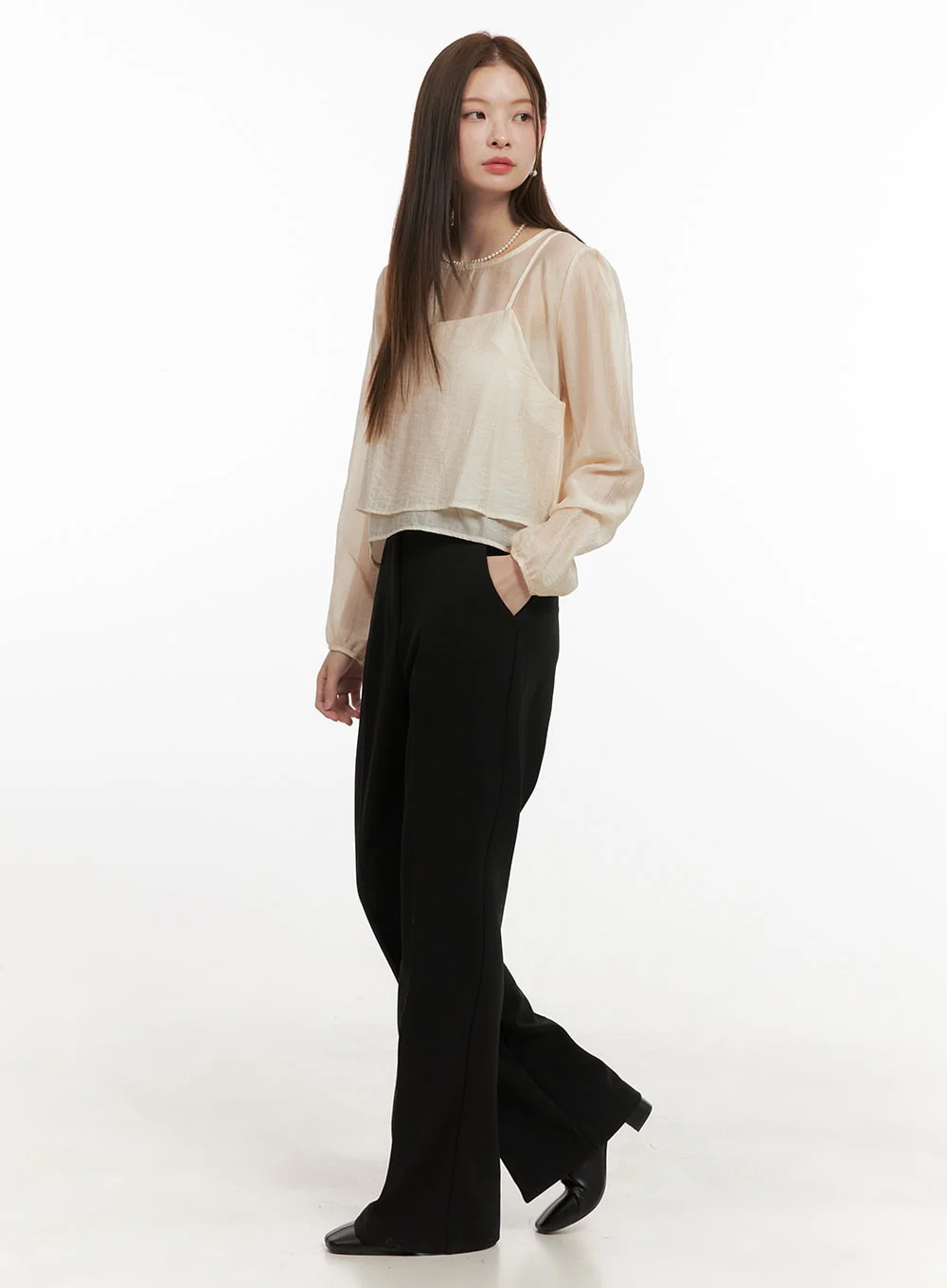 Classic Chic Tailored Pants OD417 - Image 4