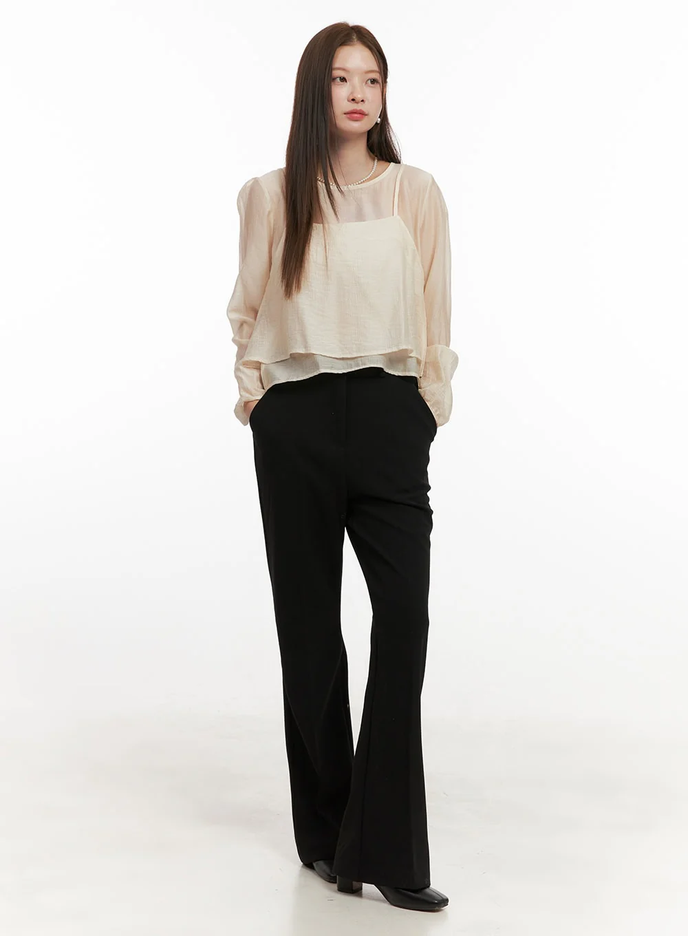 Classic Chic Tailored Pants OD417 - Image 8
