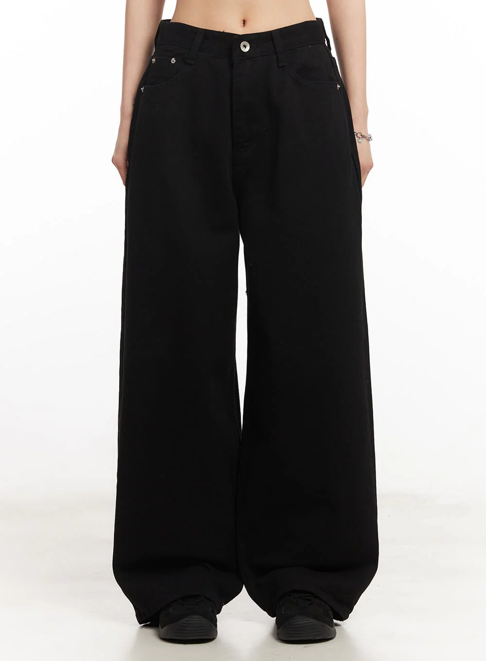 Classic Cotton Wide-Leg Pants CA516