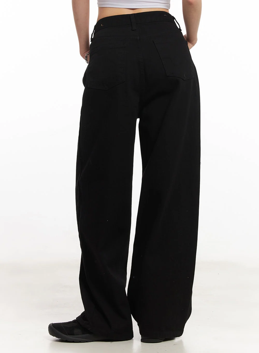Classic Cotton Wide-Leg Pants CA516 - Image 6