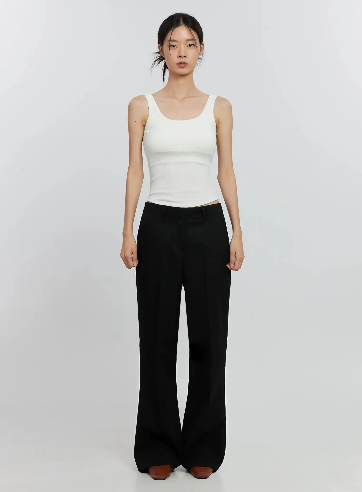 Classic Flared Slacks IS516 - Image 10