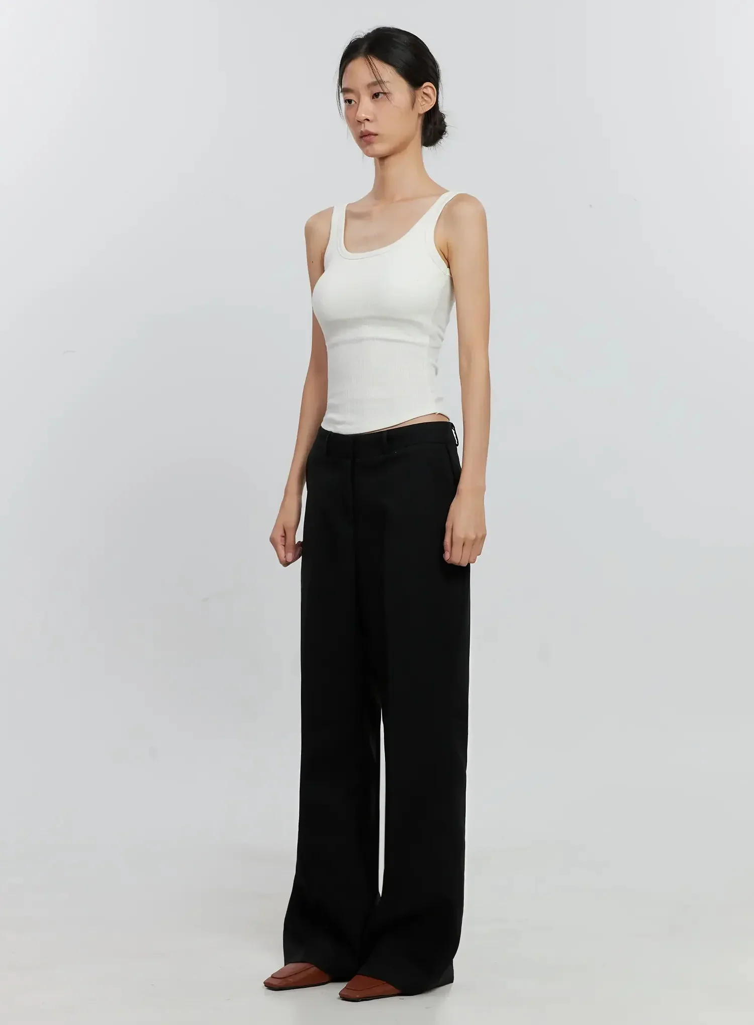 Classic Flared Slacks IS516 - Image 11