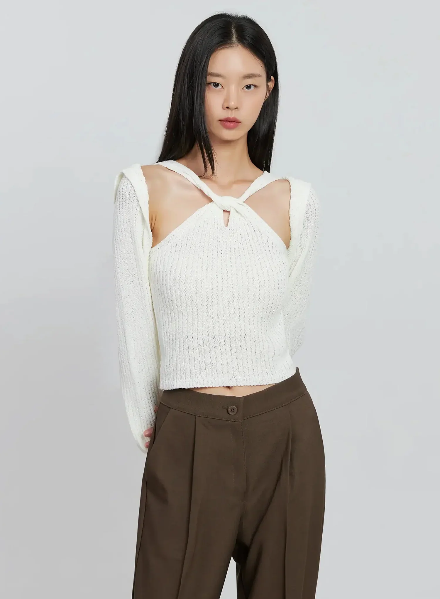Classic Knit Bolero Cardigan IO530