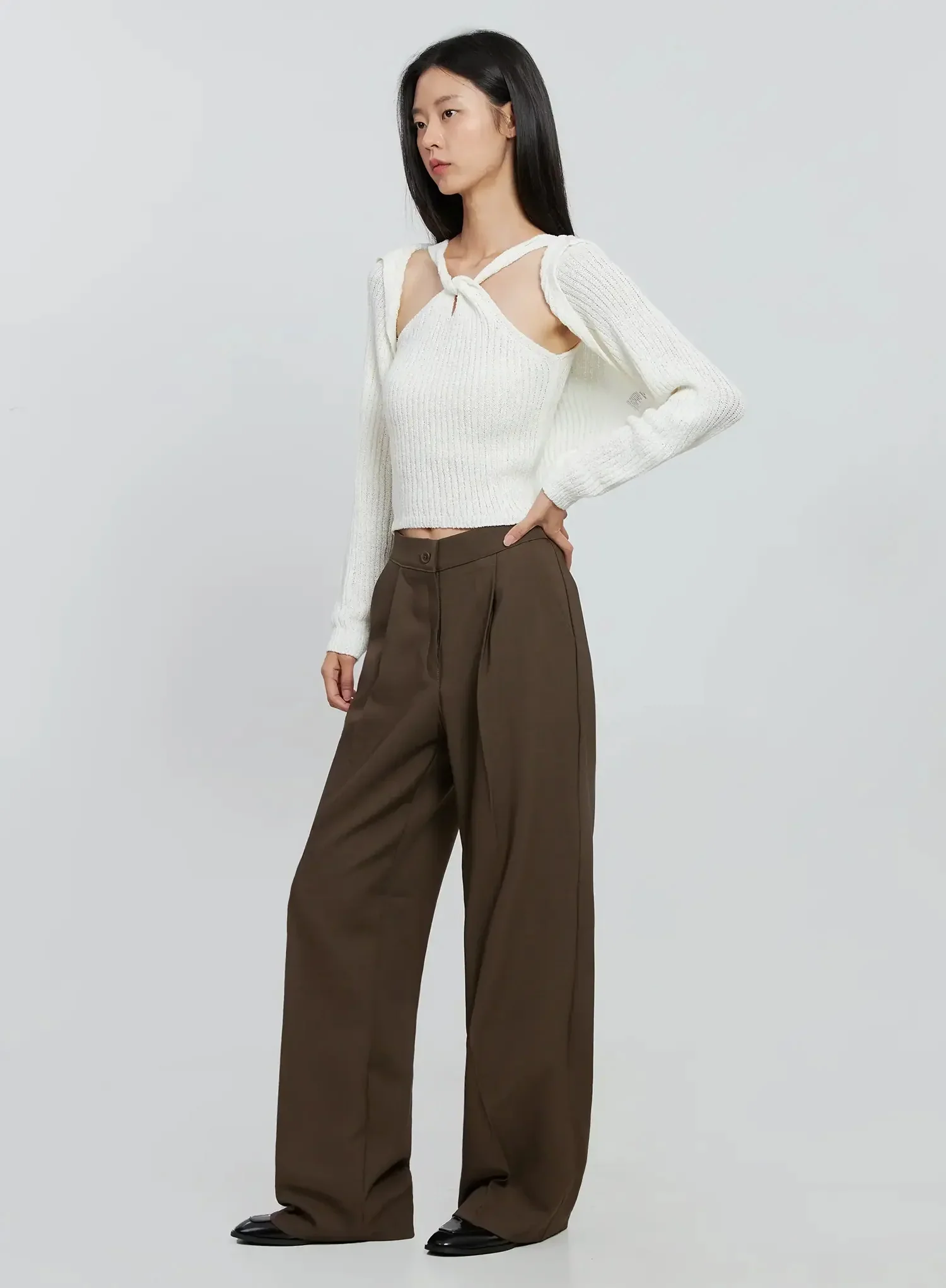 Classic Knit Bolero Cardigan IO530 - Image 11