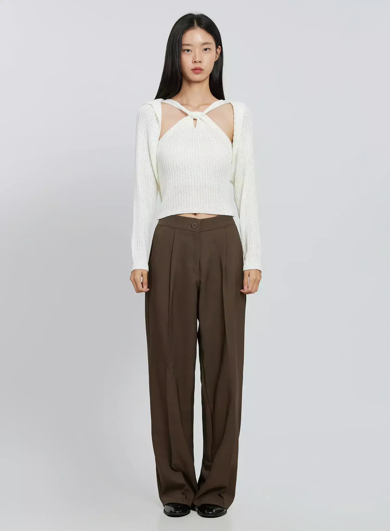 Classic Knit Bolero Cardigan IO530 - Image 7