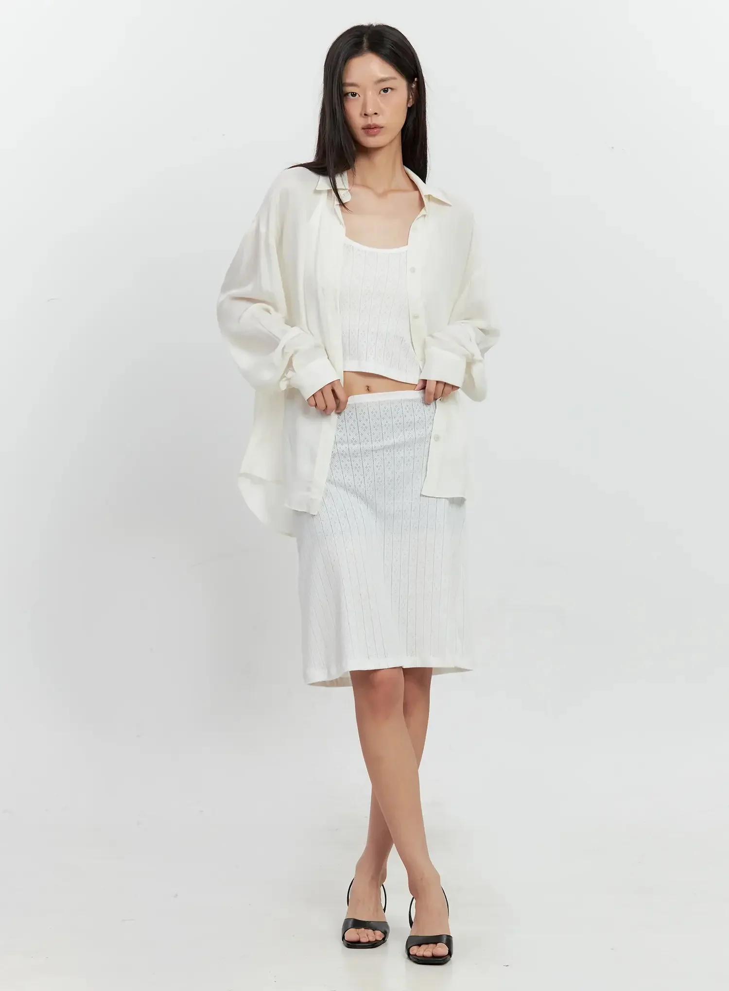 Classic Long-Sleeve Button-Up IL528 - Image 15
