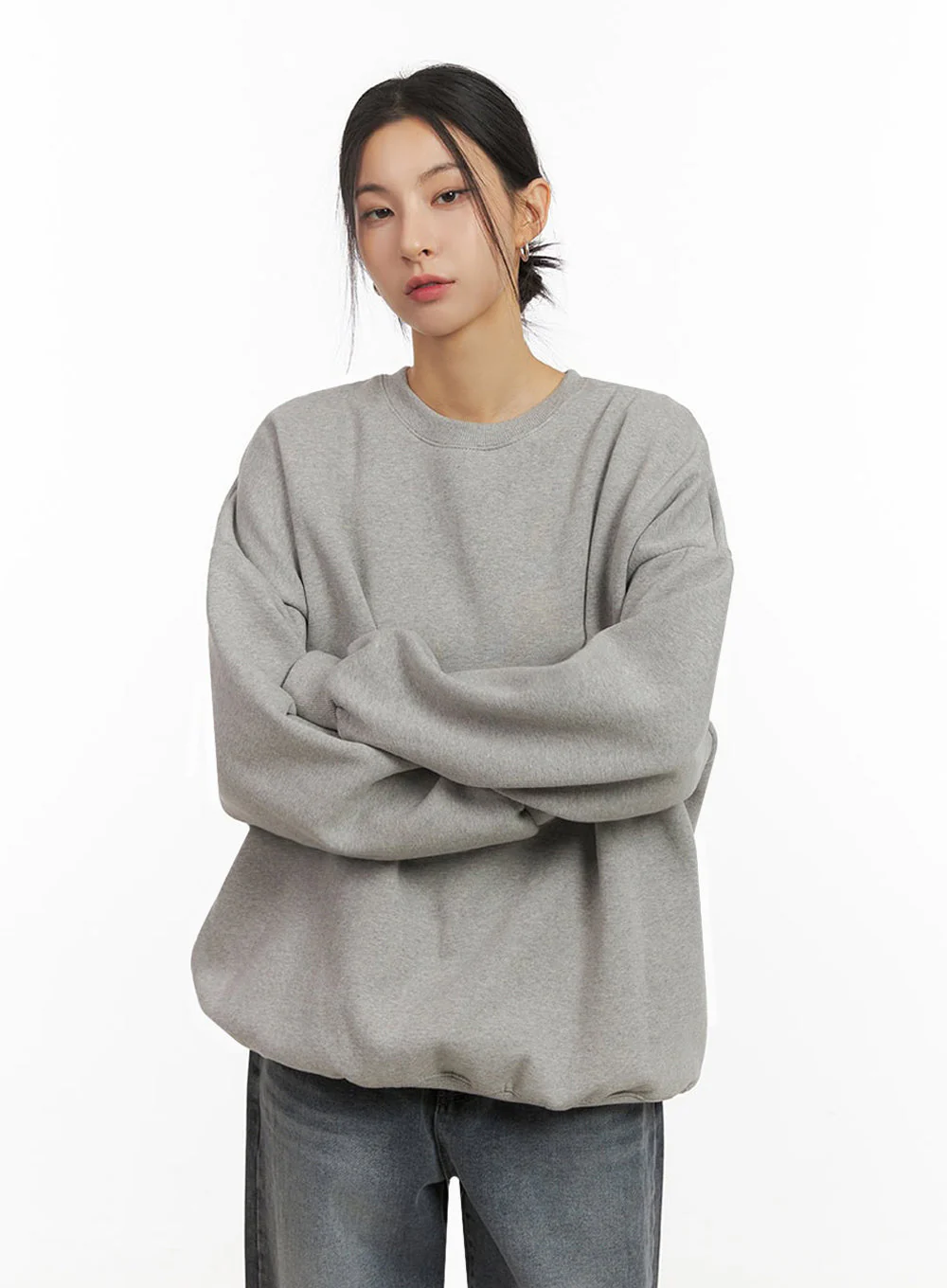 Classic Oversized Crew Neck IJ503 - Image 14