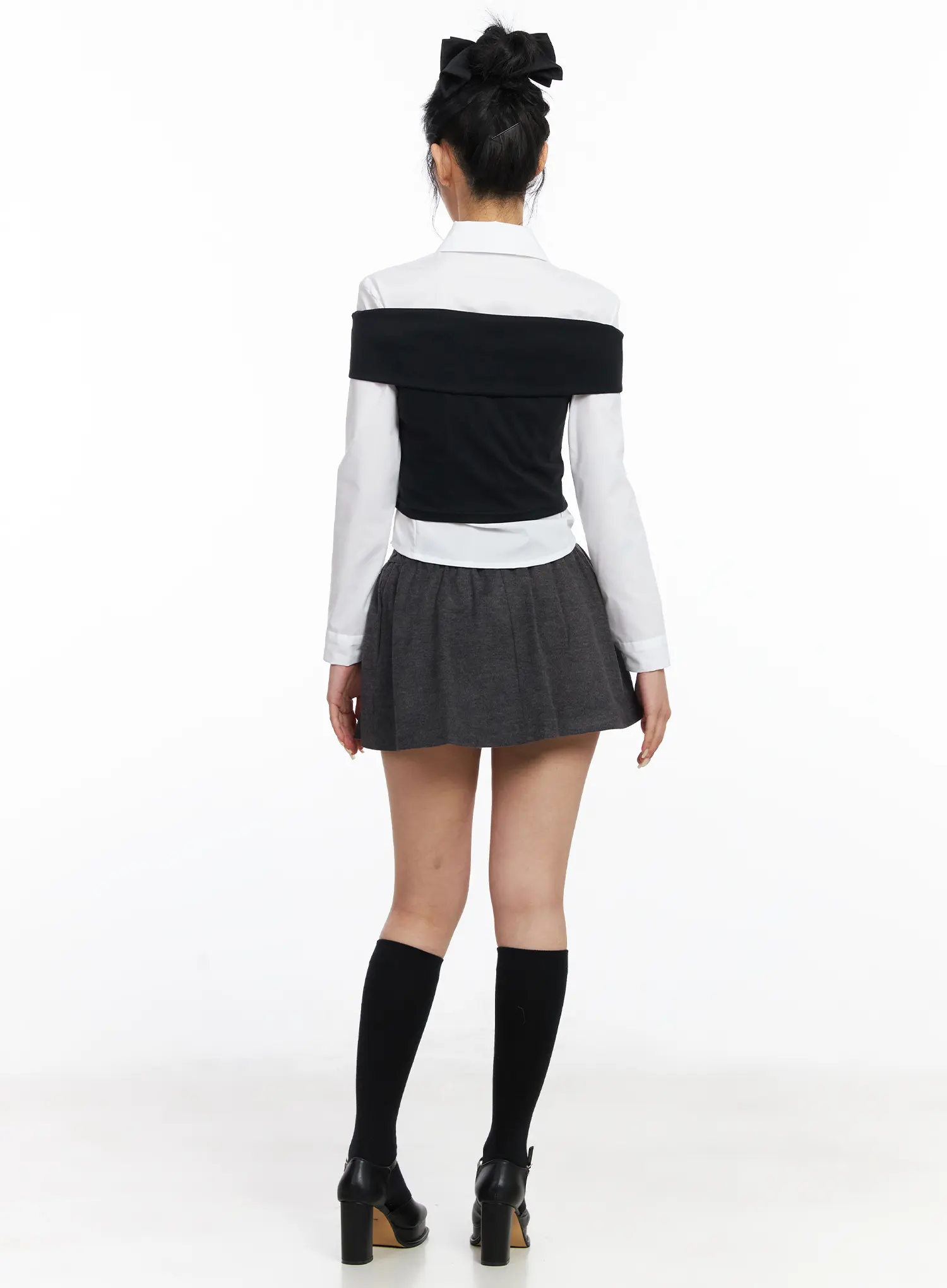 Classic Pintuck Mini Skort CJ522 - Image 8