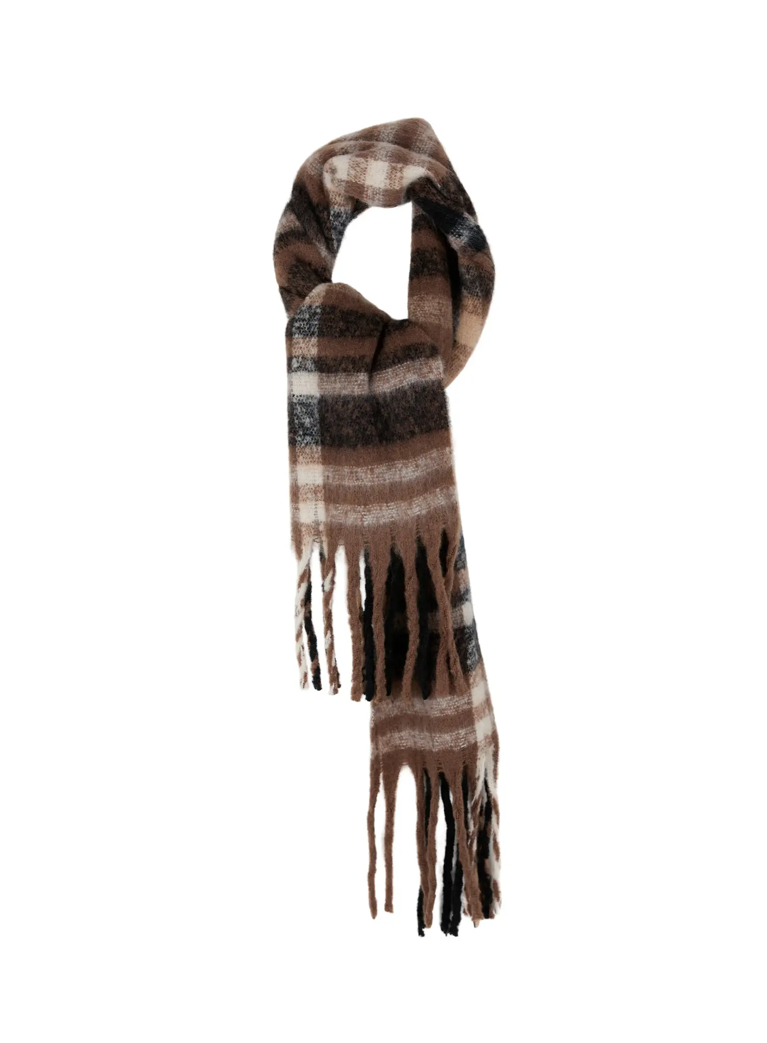Classic Plaid Wool Scarf ID511 - Image 6