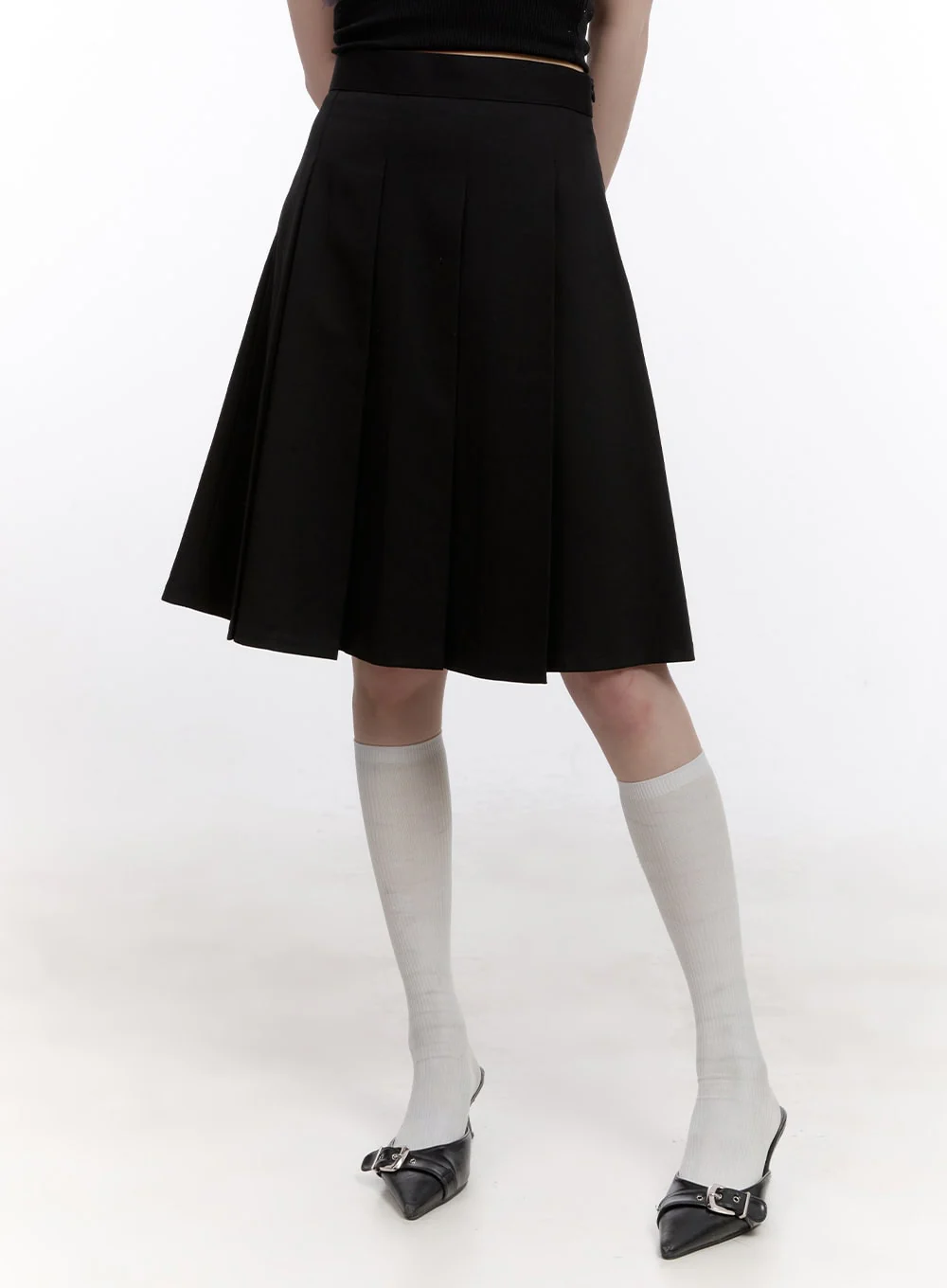 Classic Pleated Midi Skirt CF512 - Image 2