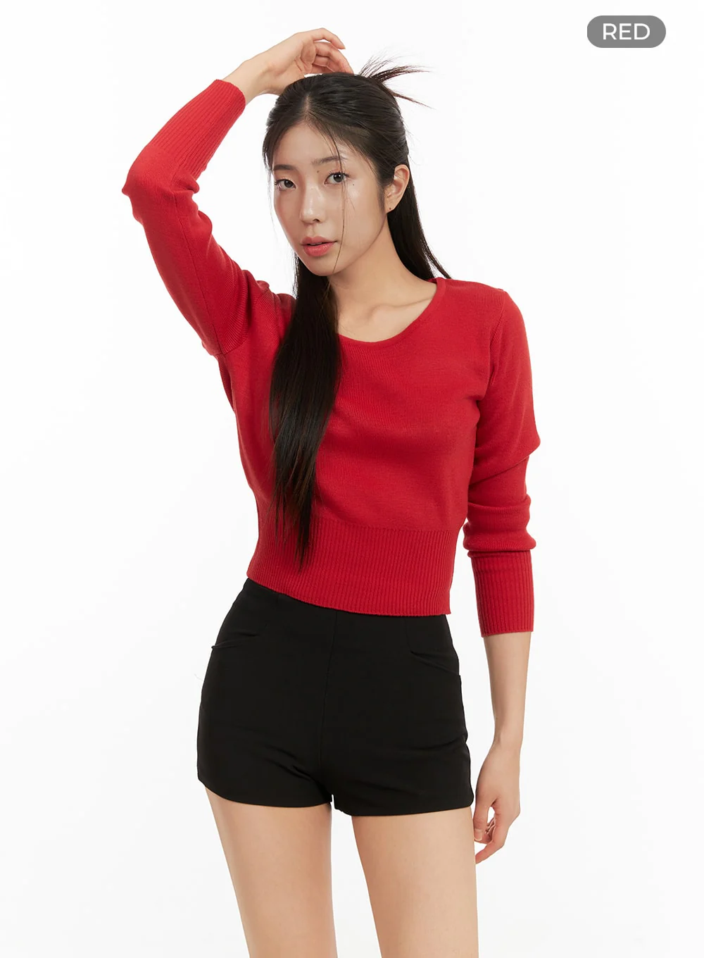 Classic Round Neck Sweater OA429 - Image 6