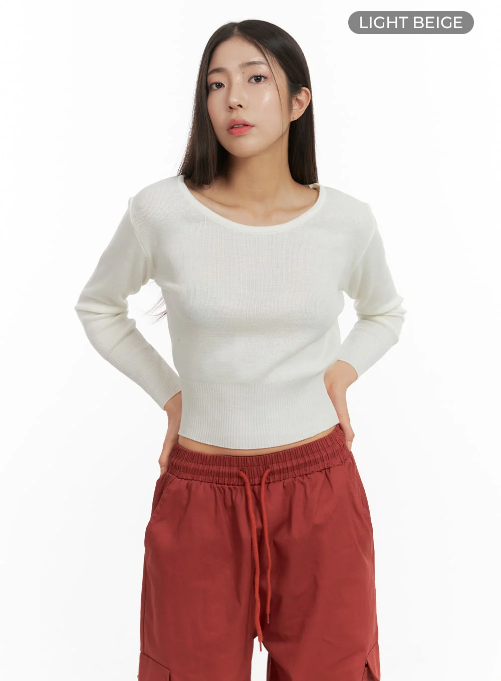 Classic Round Neck Sweater OA429 - Image 8