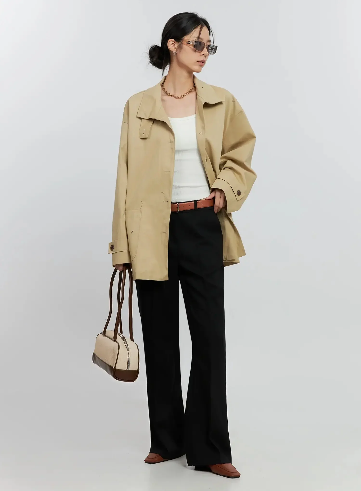 Classic Short Trench Jacket IS516