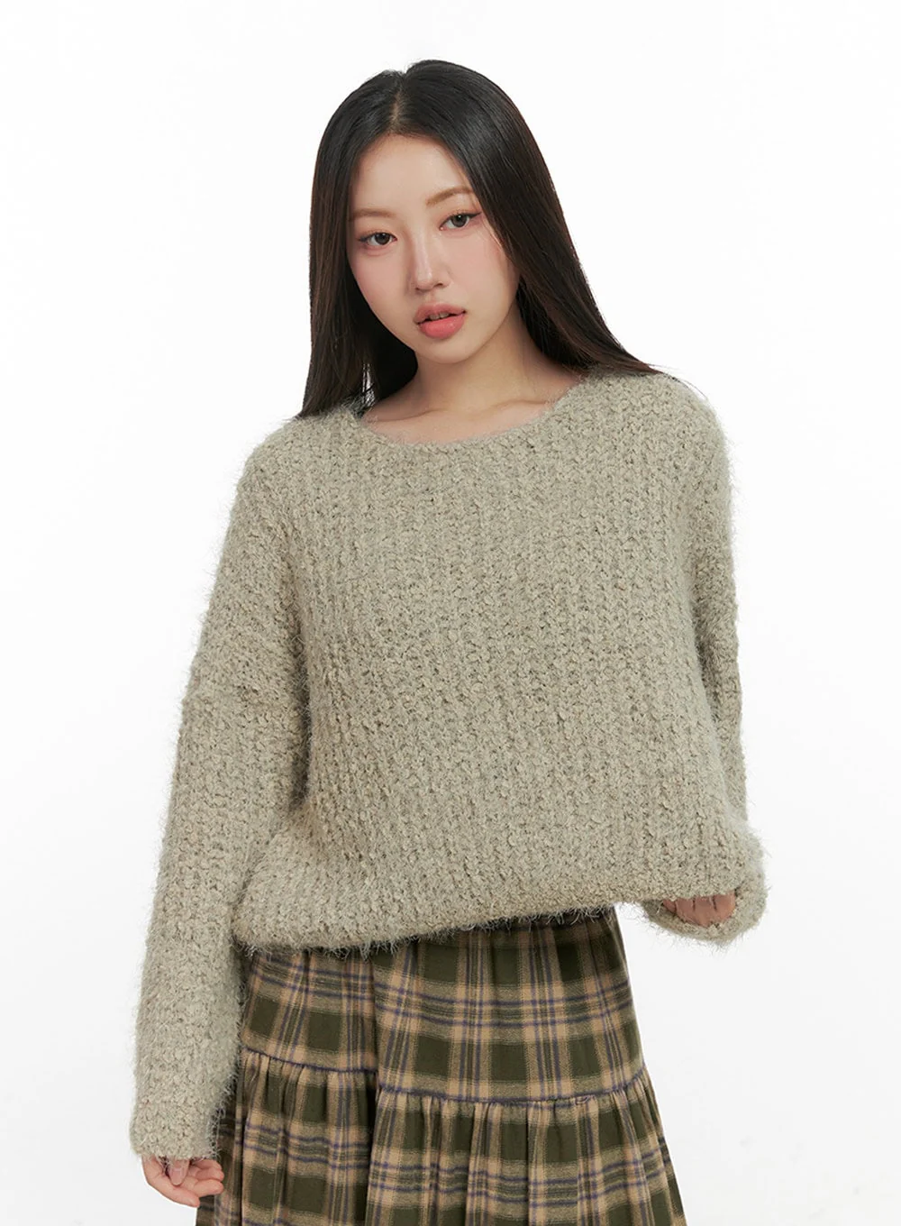 Classic Solid Long Sleeve Sweater IN415 - Image 17