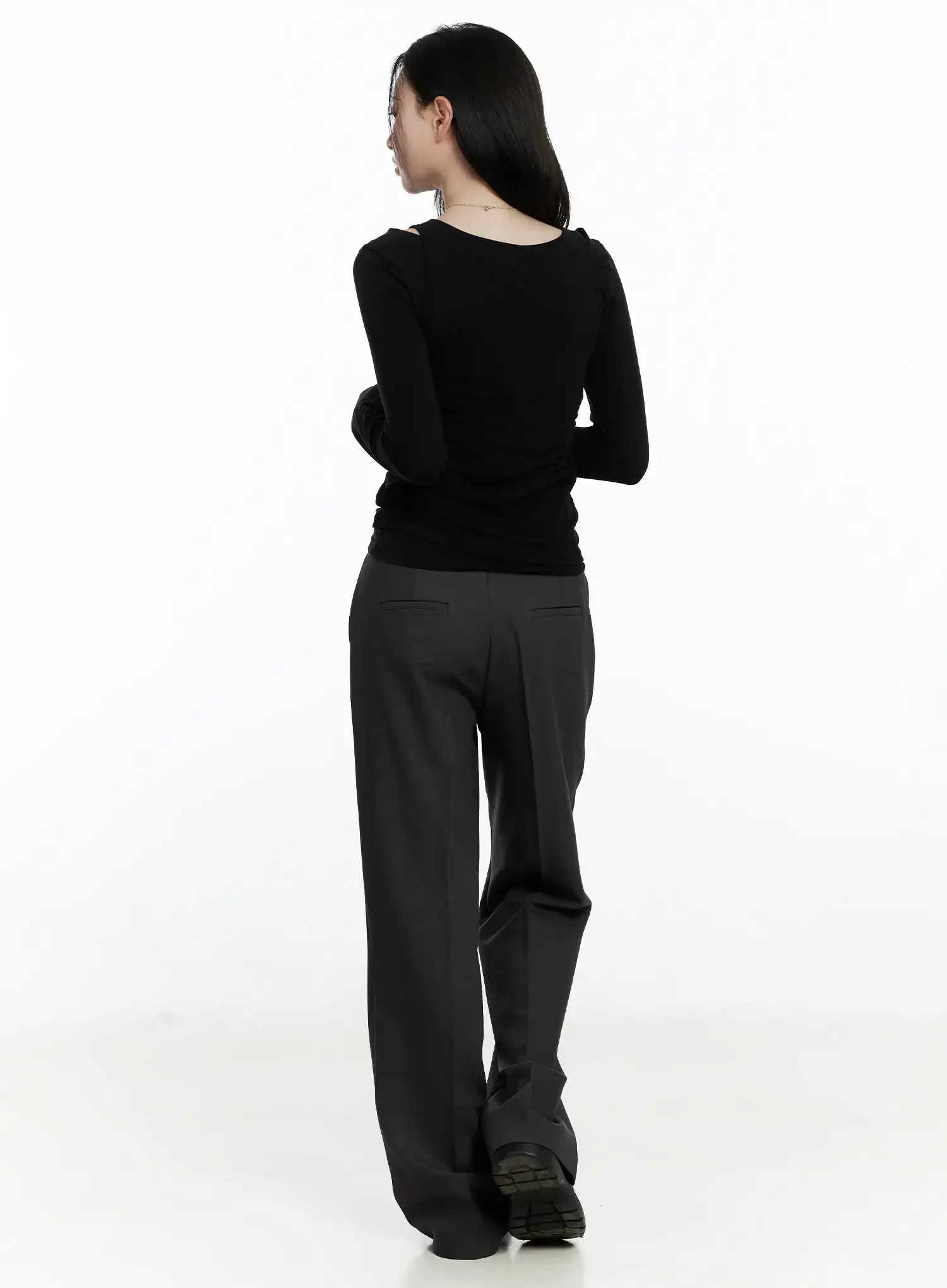 Classic Straight-Leg Trousers F502 - Image 6