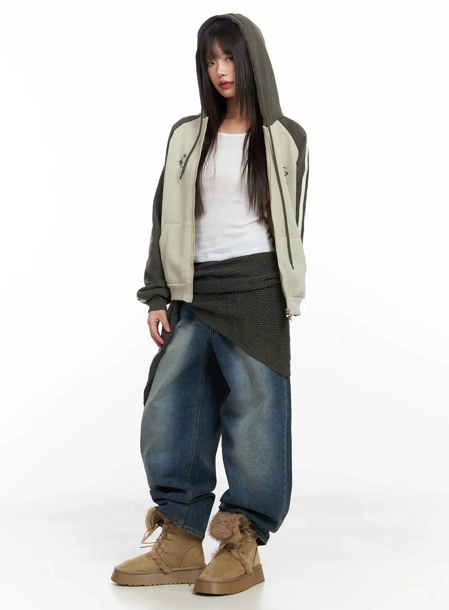 Classic U-Neck Long Sleeve Top CD518 - Image 6