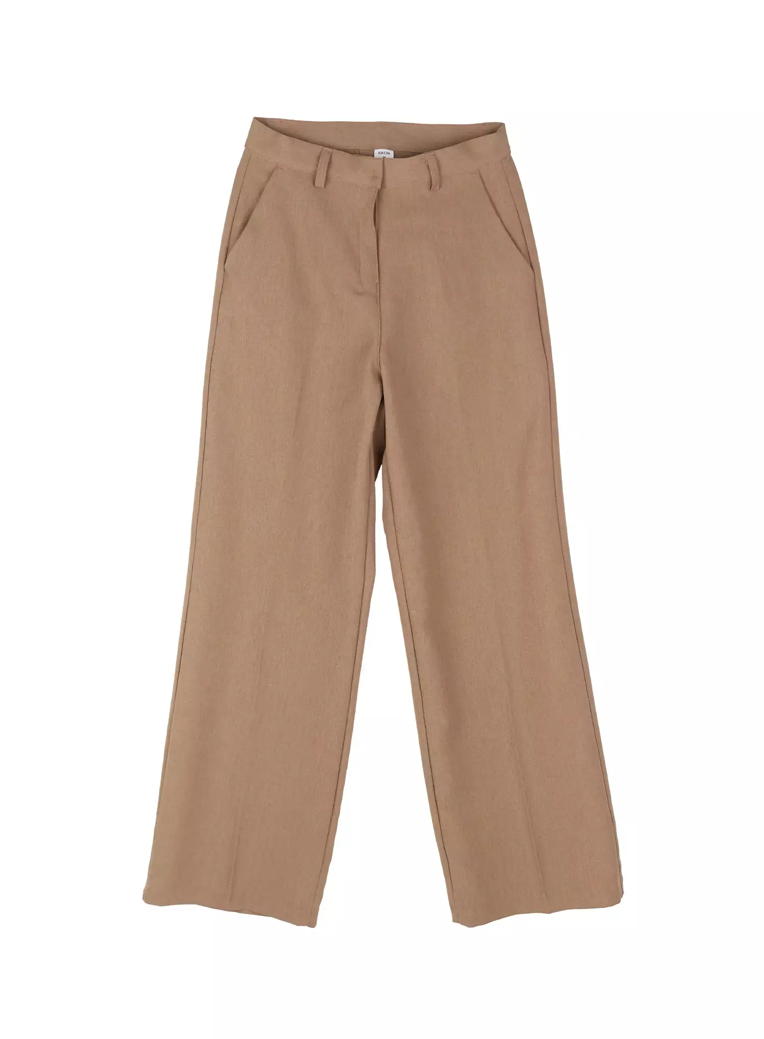 Classic Wide-Fit Slacks (Beige) IU512 - Image 20