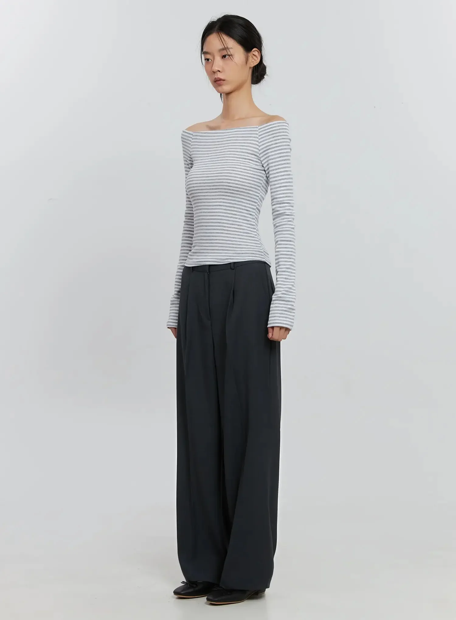 Classic Wide-Leg Trousers IS516 - Image 10