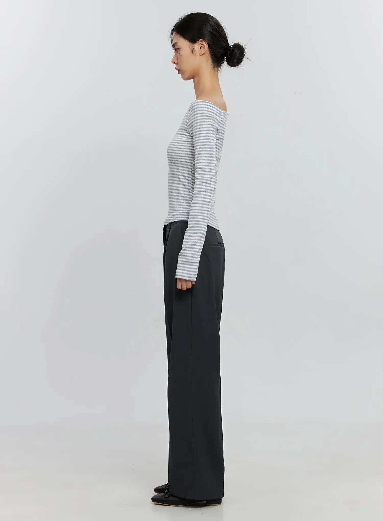 Classic Wide-Leg Trousers IS516 - Image 11