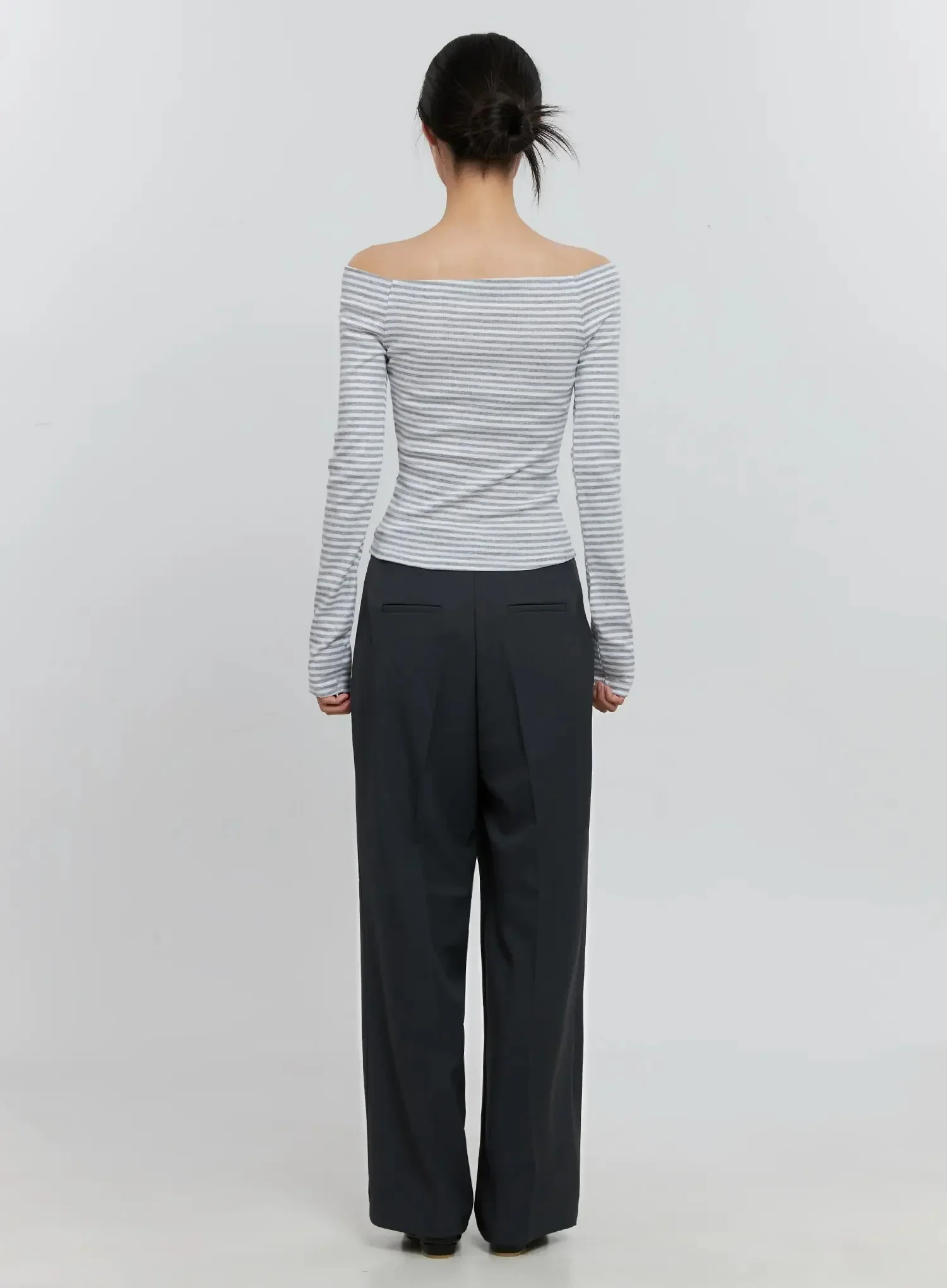 Classic Wide-Leg Trousers IS516 - Image 12