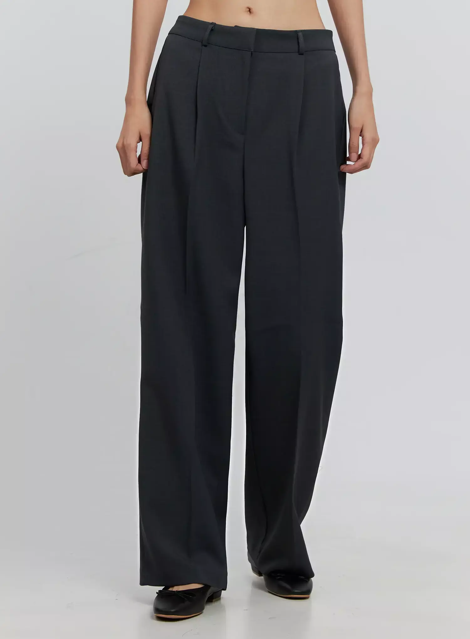 Classic Wide-Leg Trousers IS516 - Image 2