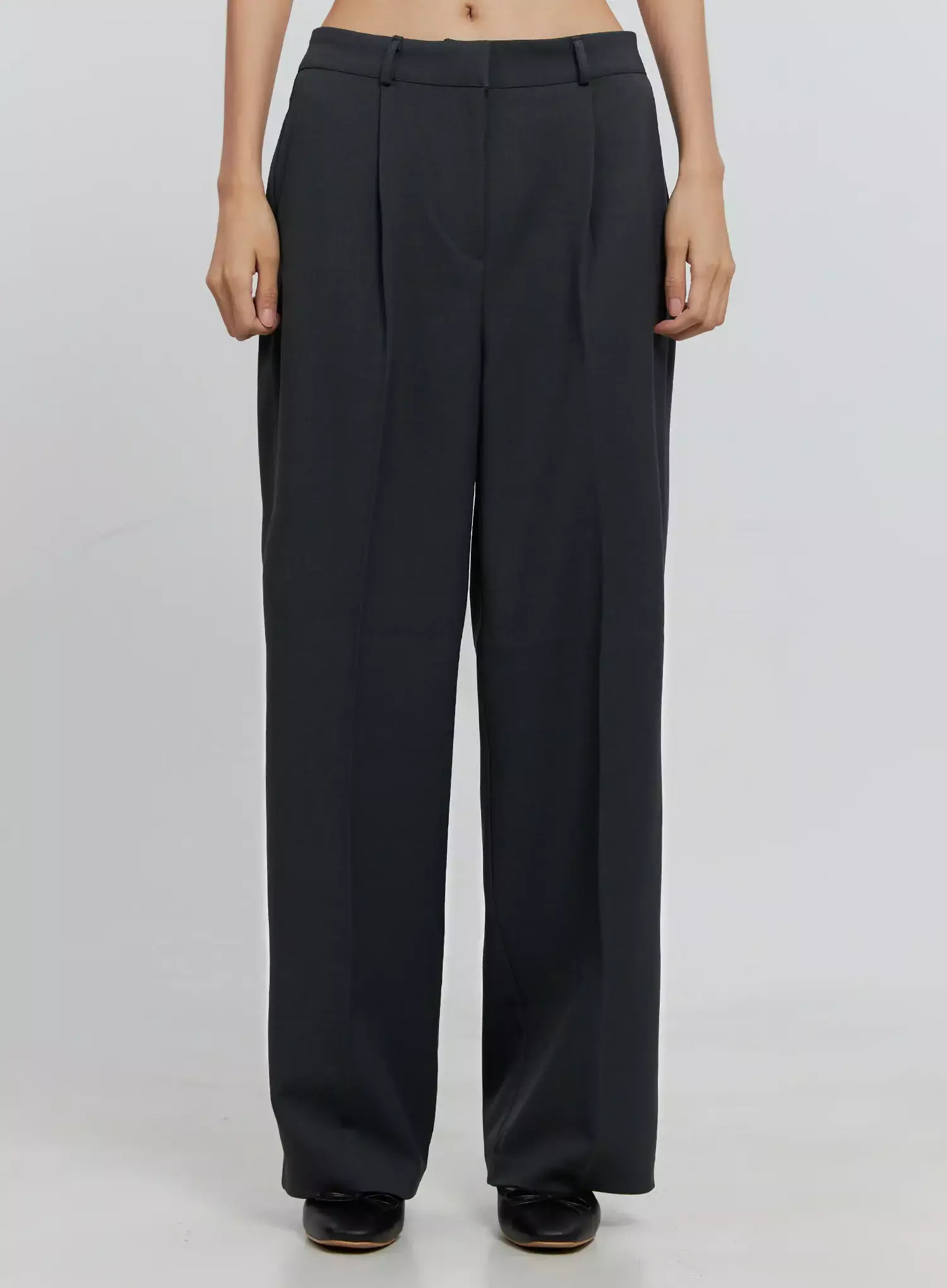 Classic Wide-Leg Trousers IS516 - Image 5