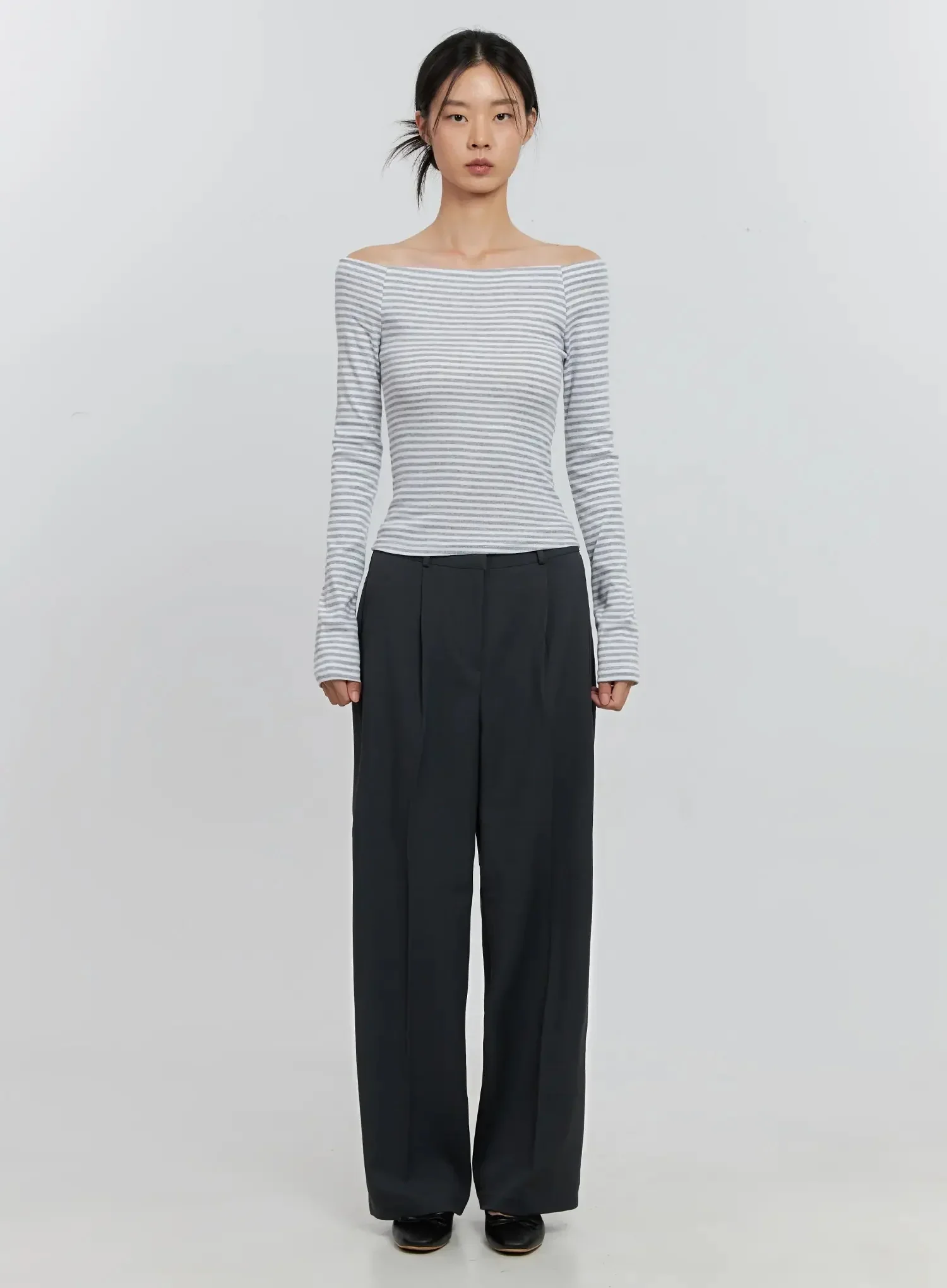 Classic Wide-Leg Trousers IS516 - Image 9