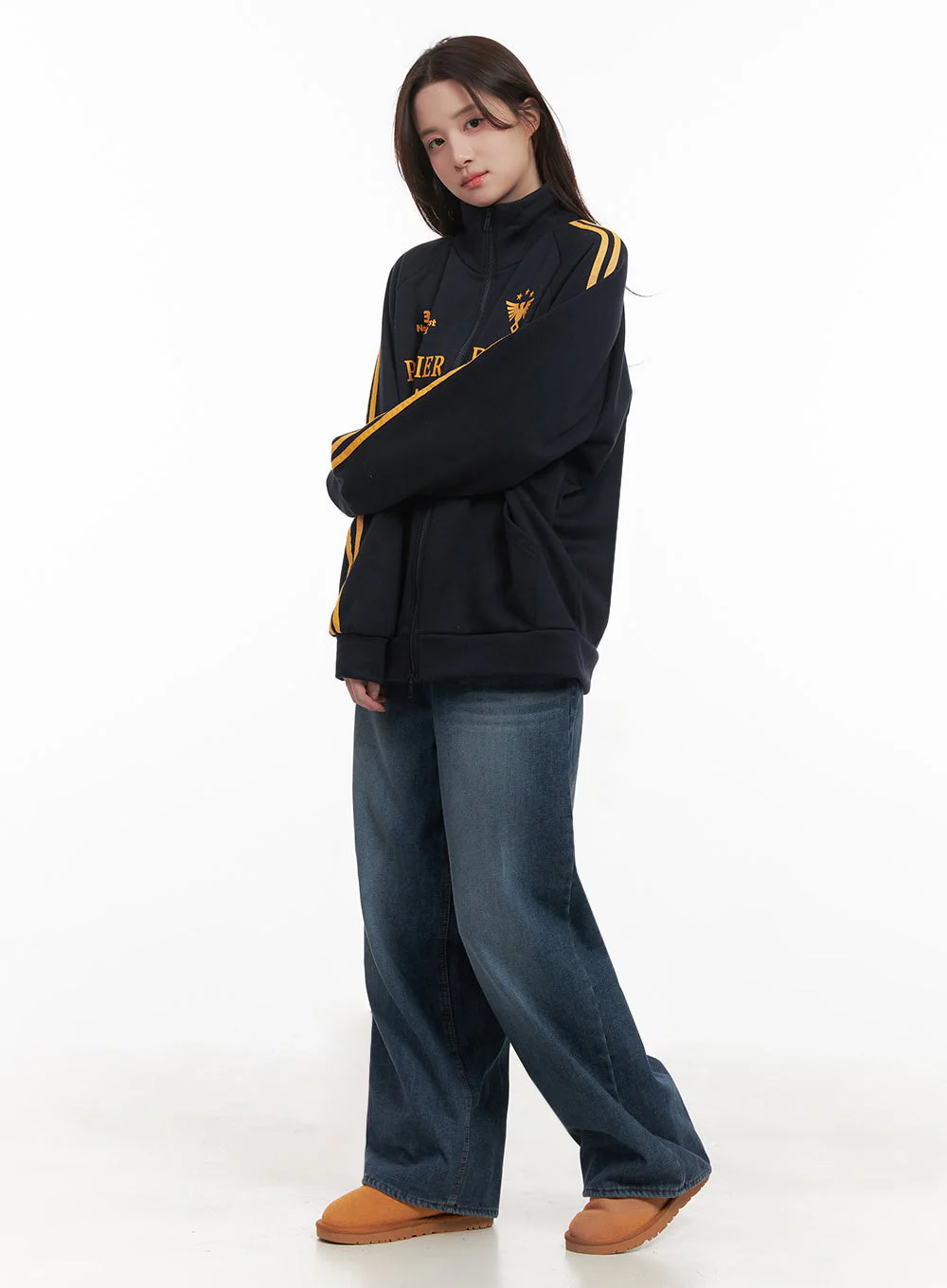 Claudia Wide-Leg Jeans IJ510 - Image 5