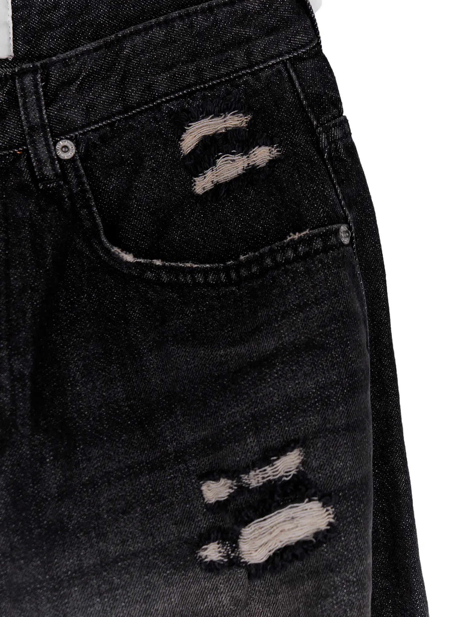 Clementine Distressed Wide Leg Jeans CA528 - Image 11