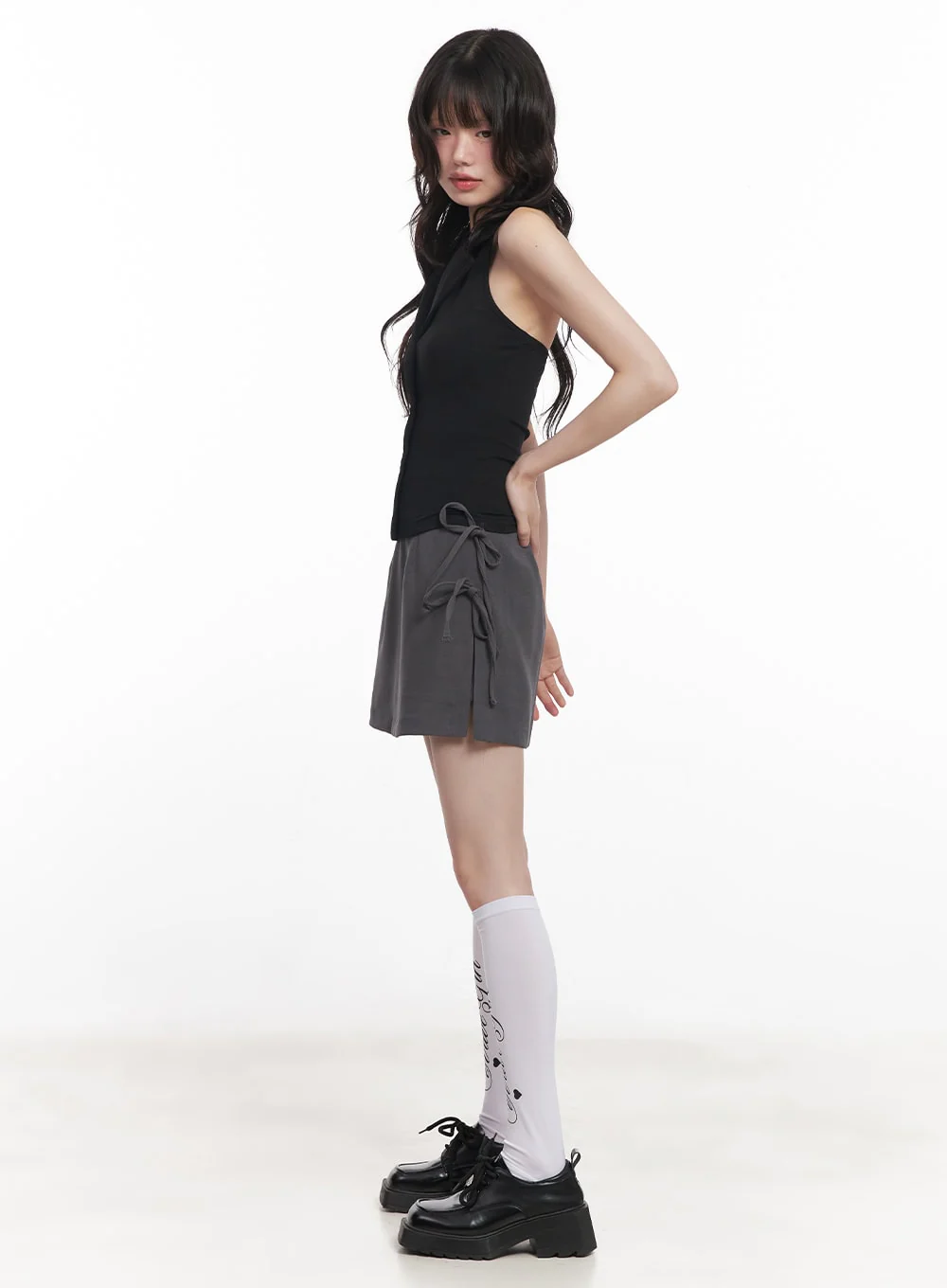 Collared Halter-Neck Tank Top CY521 - Image 5