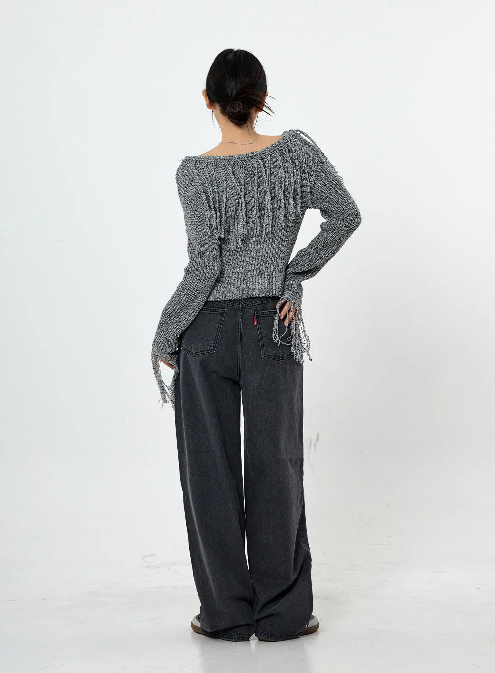 Collin Fringe Long Sleeve Knit CS28 - Image 12
